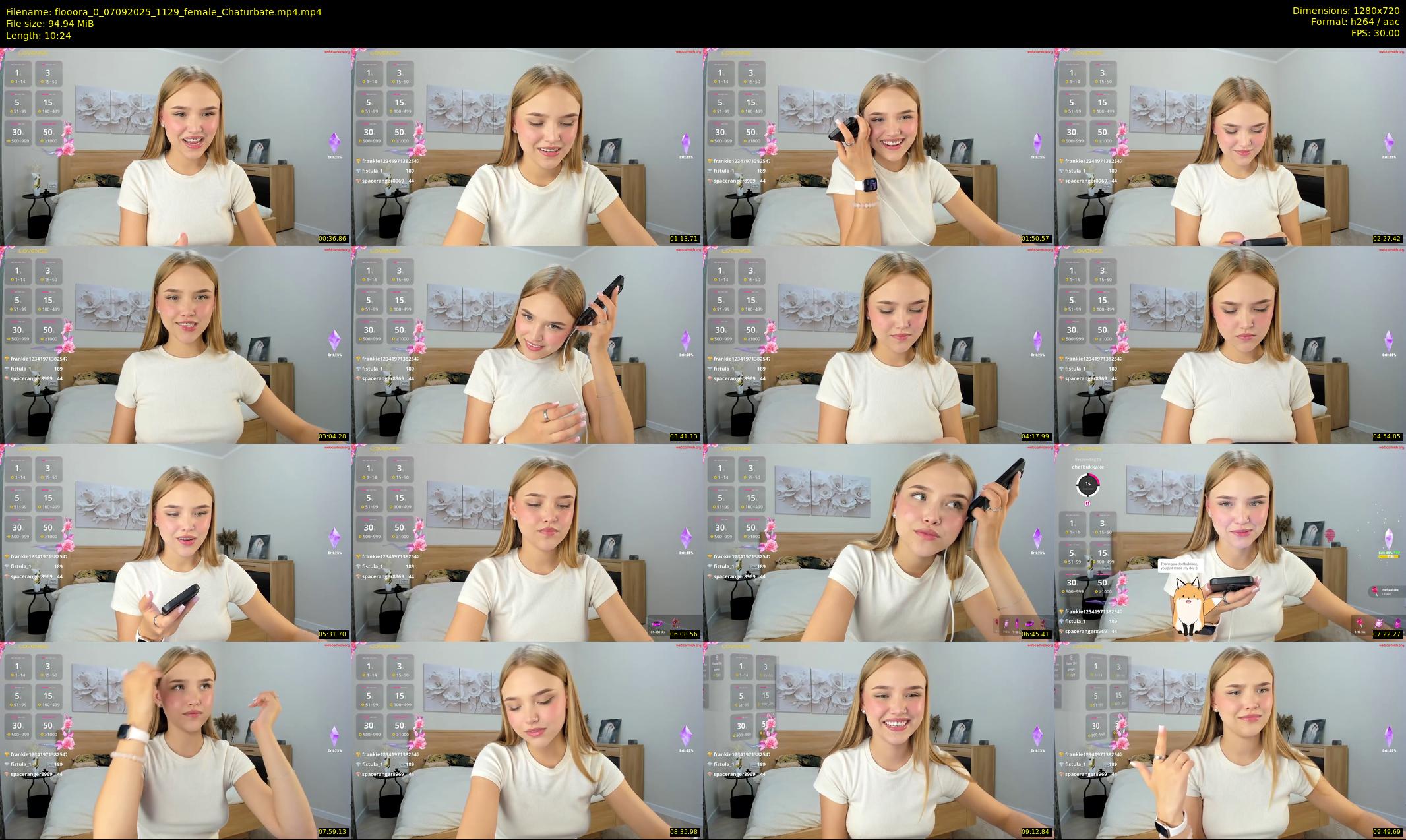 flooora_0 — 11 minute Chaturbate couple cam show recording, 720p, Sep 7, 2025