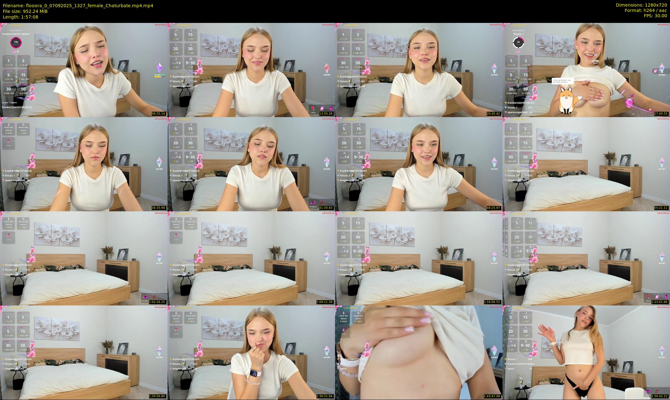 flooora_0 — 118 minute Chaturbate couple cam show recording, 720p, Sep 7, 2025