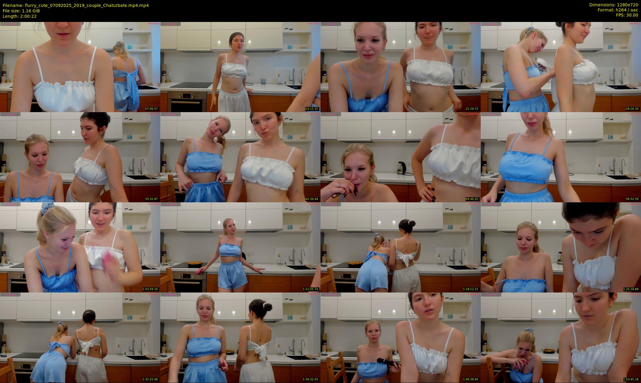 flurry_cute — 121 minute Chaturbate couple cam show recording, 720p, Sep 7, 2025