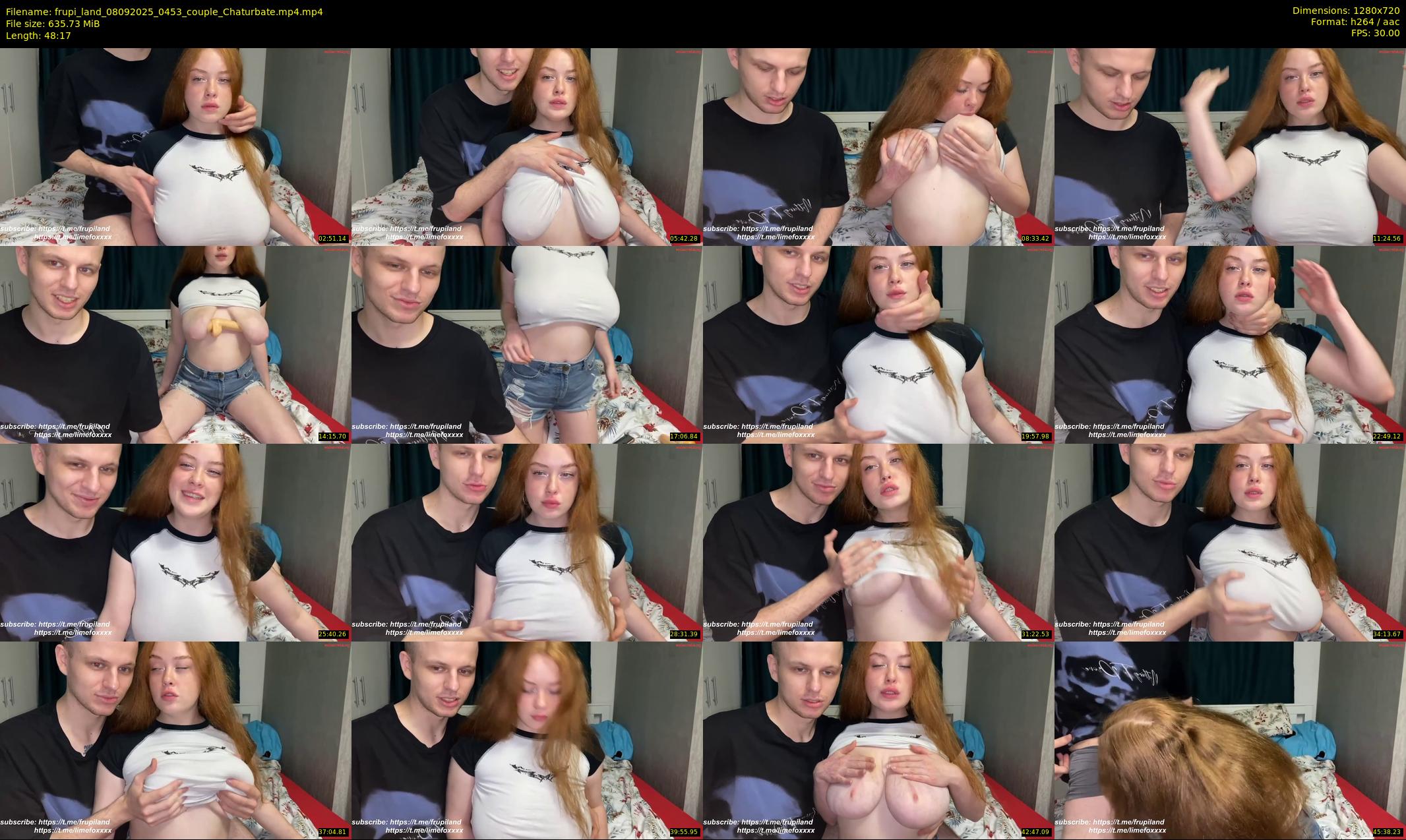 frupi_land — 49 minute Chaturbate couple cam show recording, 720p, Sep 8, 2025