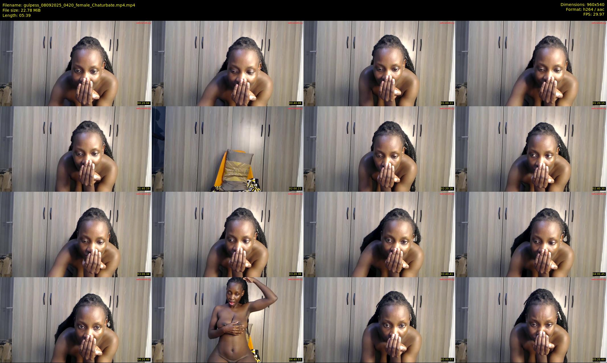 gulpess — 6 minute Chaturbate female cam show recording, 480p, Sep 8, 2025