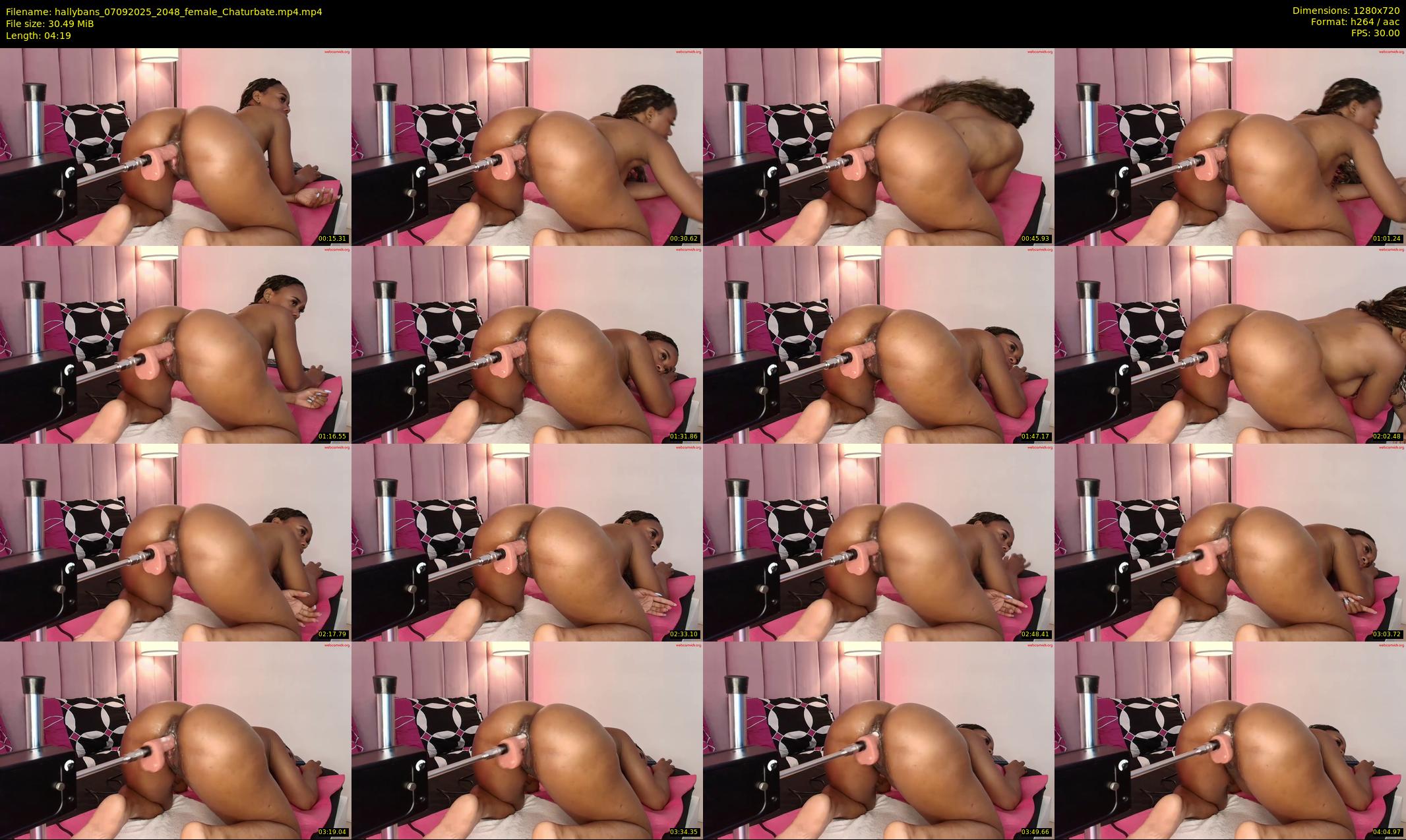 hallybans — 5 minute Chaturbate female cam show recording, 720p, Sep 7, 2025