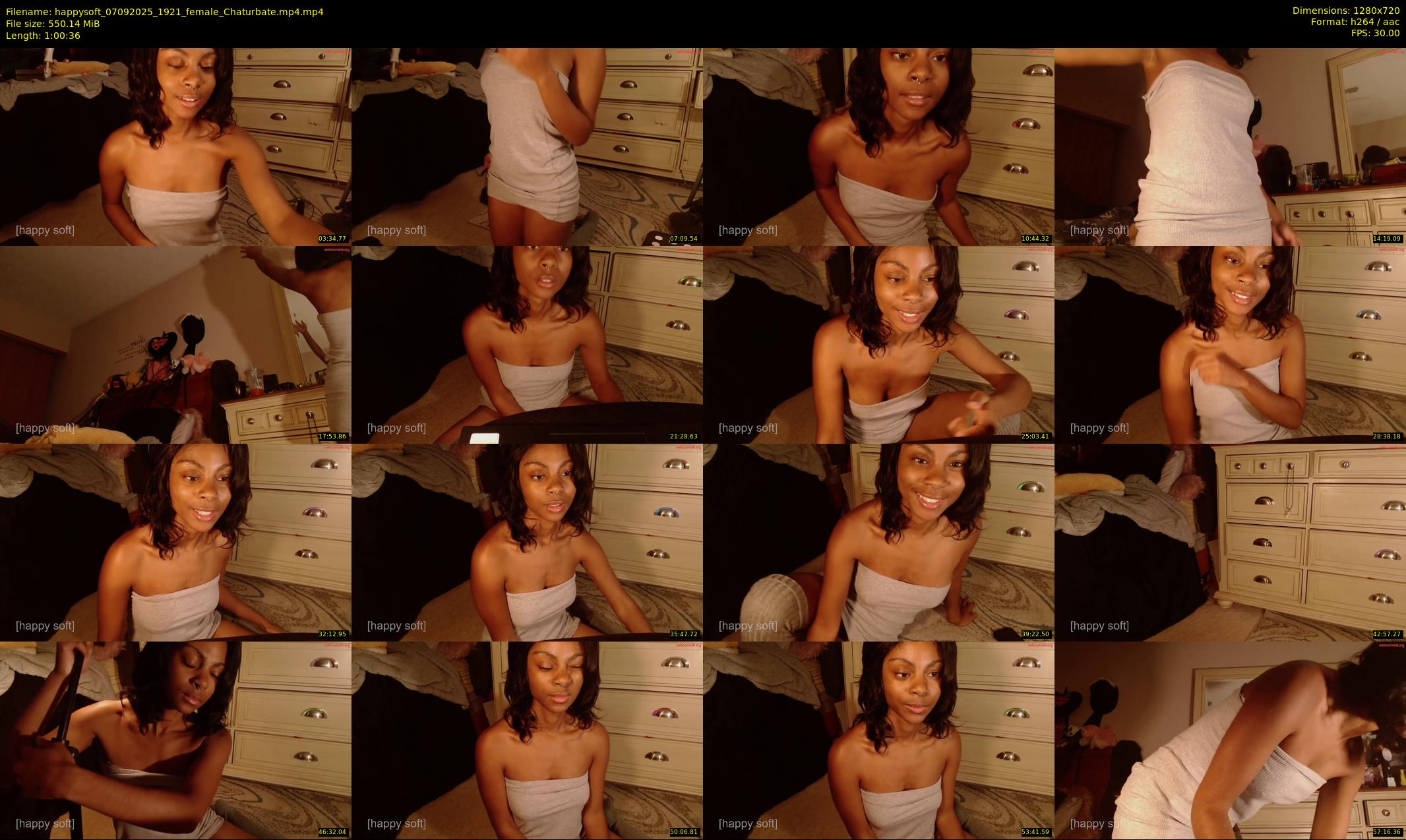happysoft — 61 minute Chaturbate female cam show recording, 720p, Sep 7, 2025