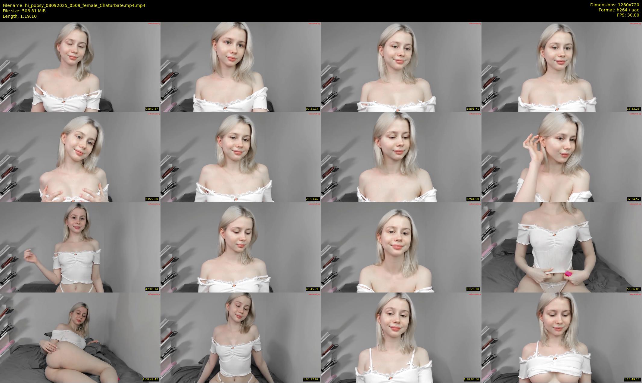 hi_popsy — 80 minute Chaturbate female cam show recording, 720p, Sep 8, 2025