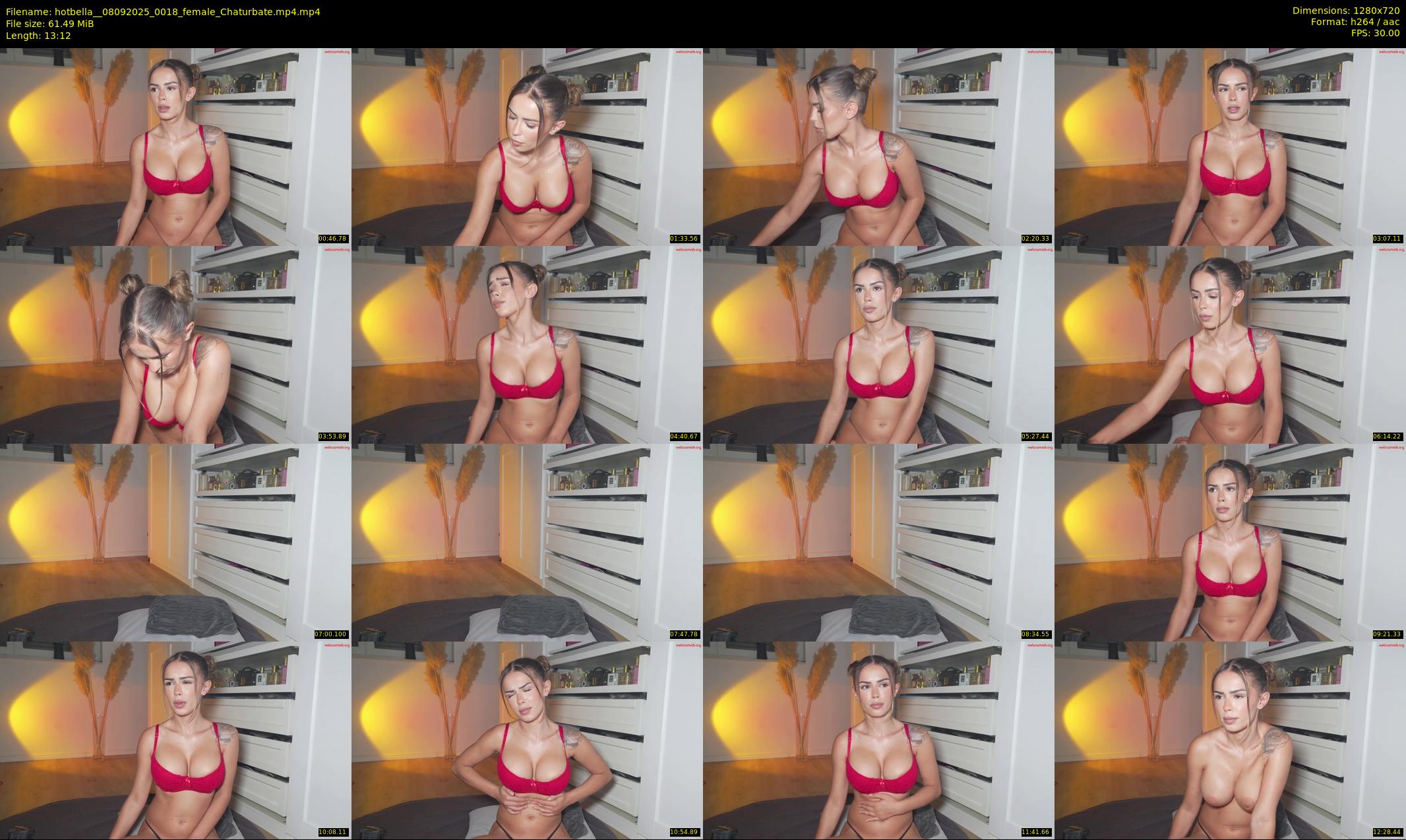hotbella_ — 14 minute Chaturbate female cam show recording, 720p, Sep 8, 2025