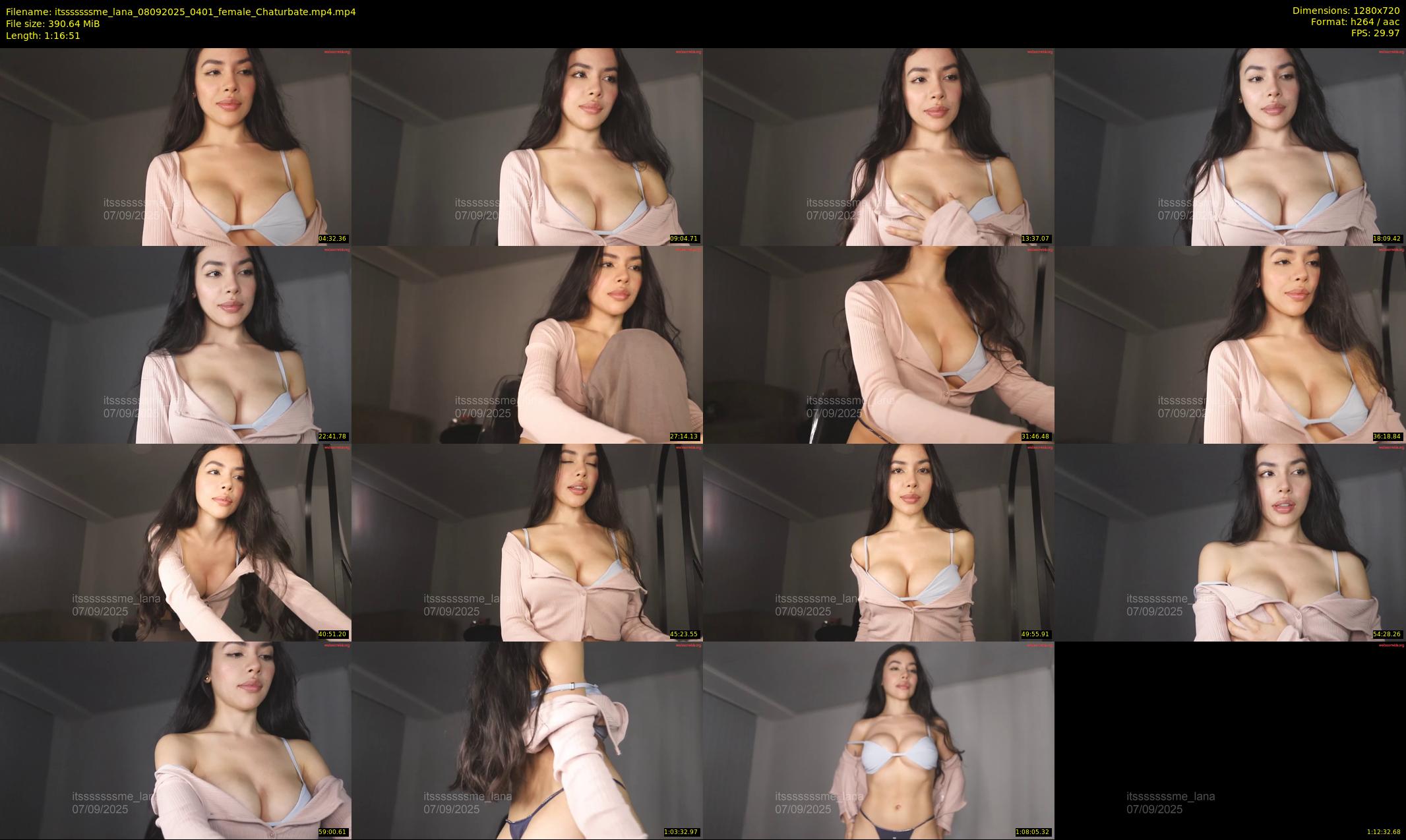itsssssssme_lana — 77 minute Chaturbate female cam show recording, 720p, Sep 8, 2025