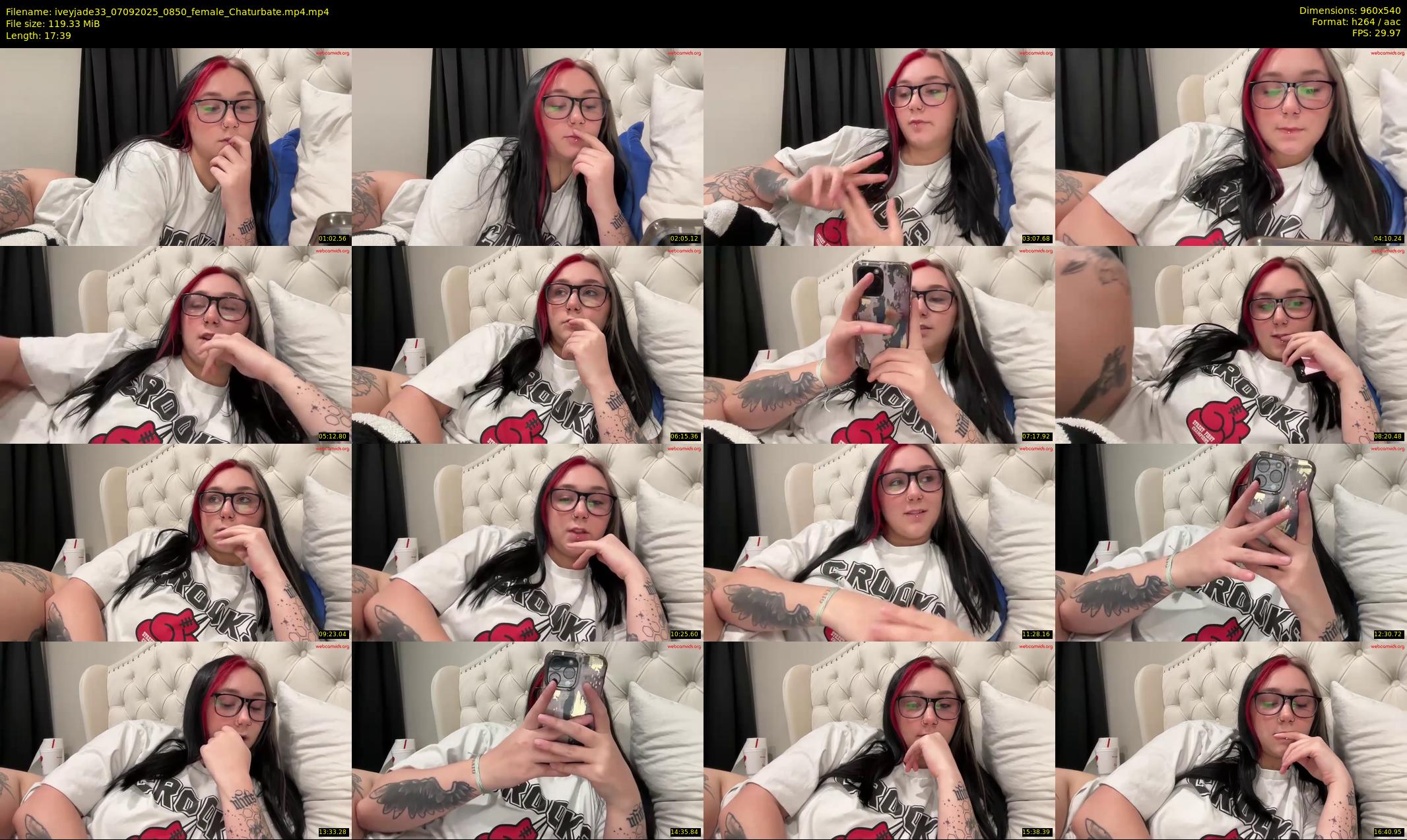 iveyjade33 — 18 minute Chaturbate female cam show recording, 480p, Sep 7, 2025