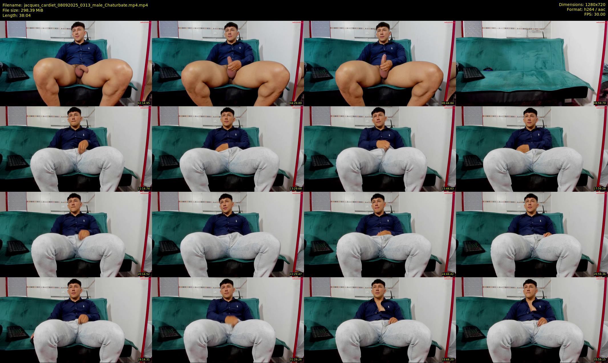 jacques_cardiet — 39 minute Chaturbate male cam show recording, 720p, Sep 8, 2025