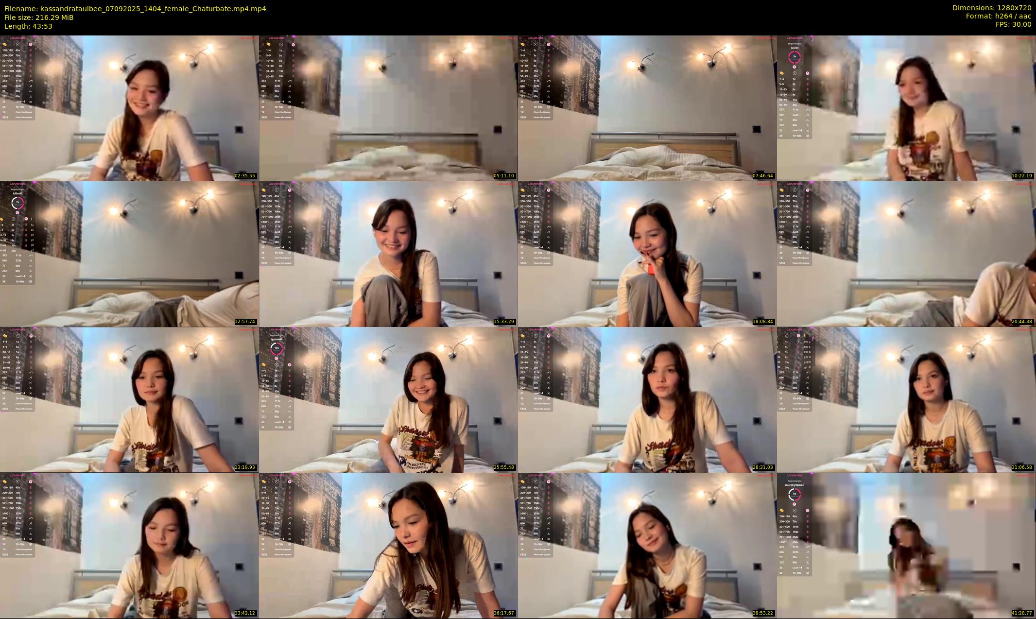 kassandrataulbee — 44 minute Chaturbate female cam show recording, 720p, Sep 7, 2025