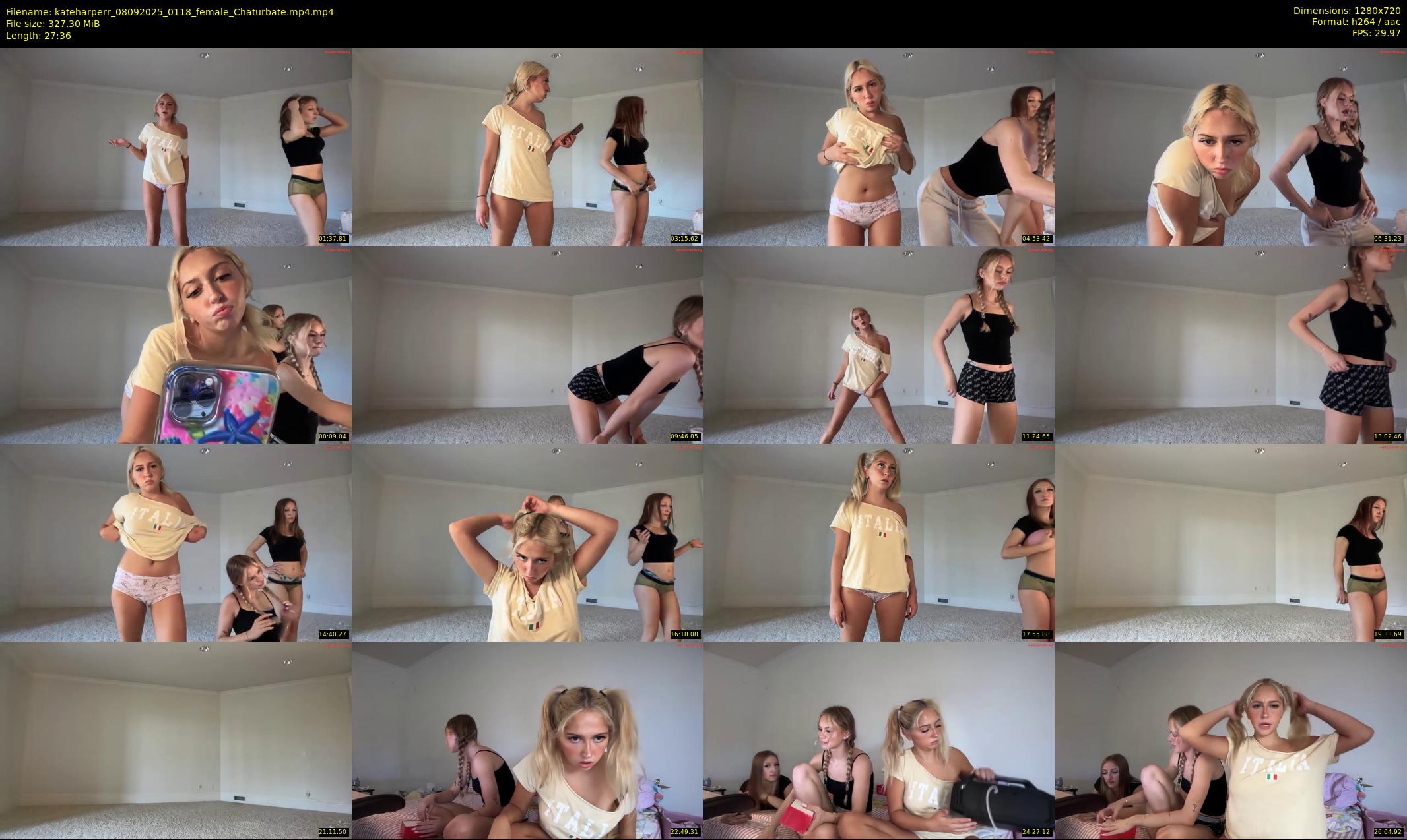 kateharperr — 28 minute Chaturbate female cam show recording, 720p, Sep 8, 2025