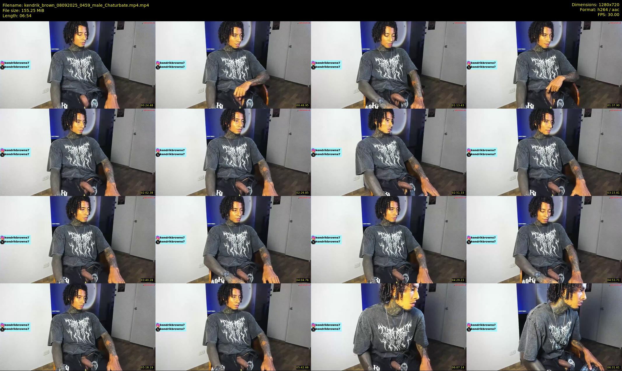 kendrik_brown — 7 minute Chaturbate male cam show recording, 720p, Sep 8, 2025