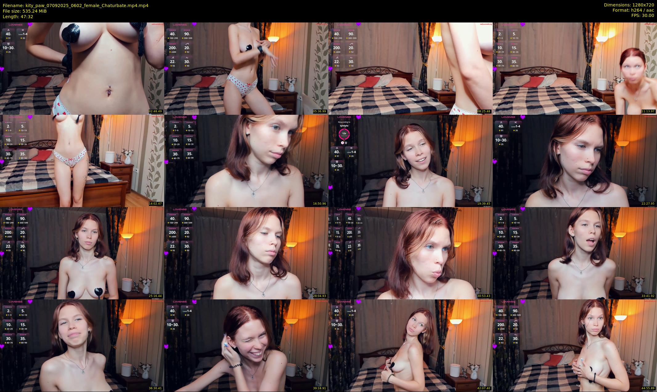 kity_paw — 48 minute Chaturbate female cam show recording, 720p, Sep 7, 2025