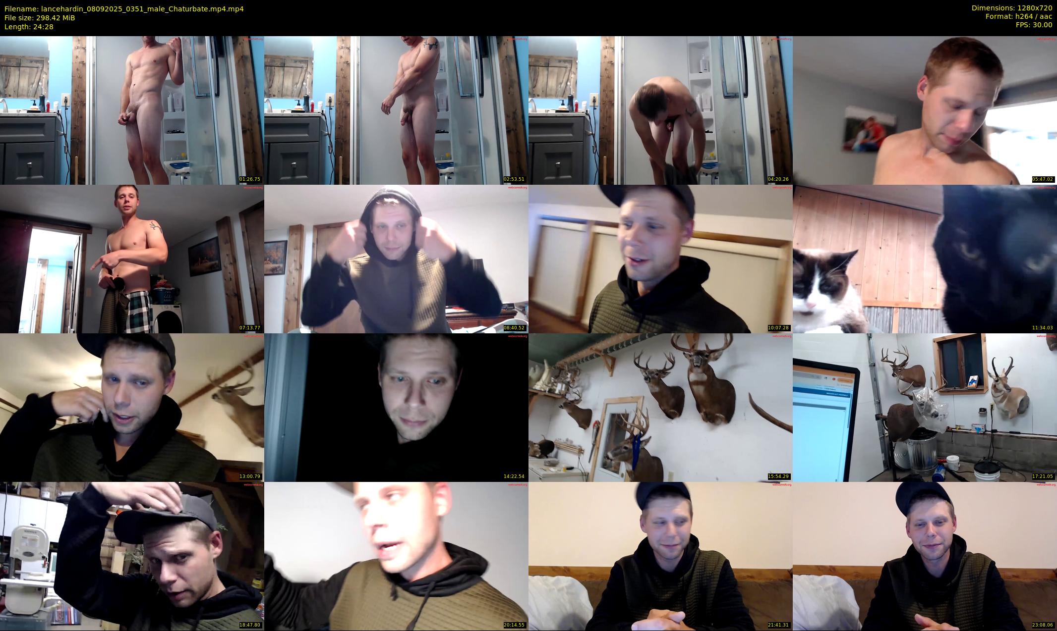 lancehardin — 25 minute Chaturbate male cam show recording, 720p, Sep 8, 2025