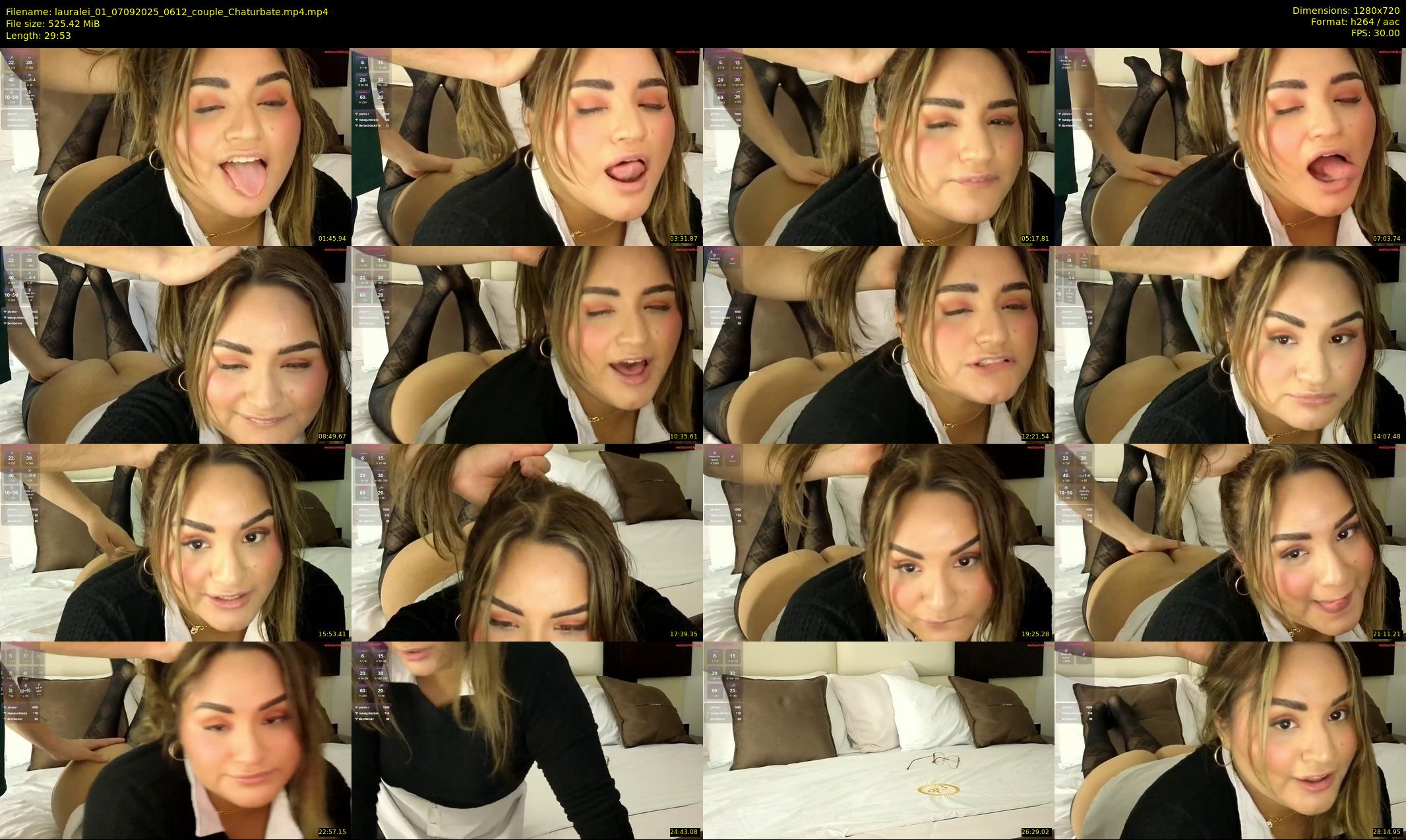 lauralei_01 — 30 minute Chaturbate couple cam show recording, 720p, Sep 7, 2025