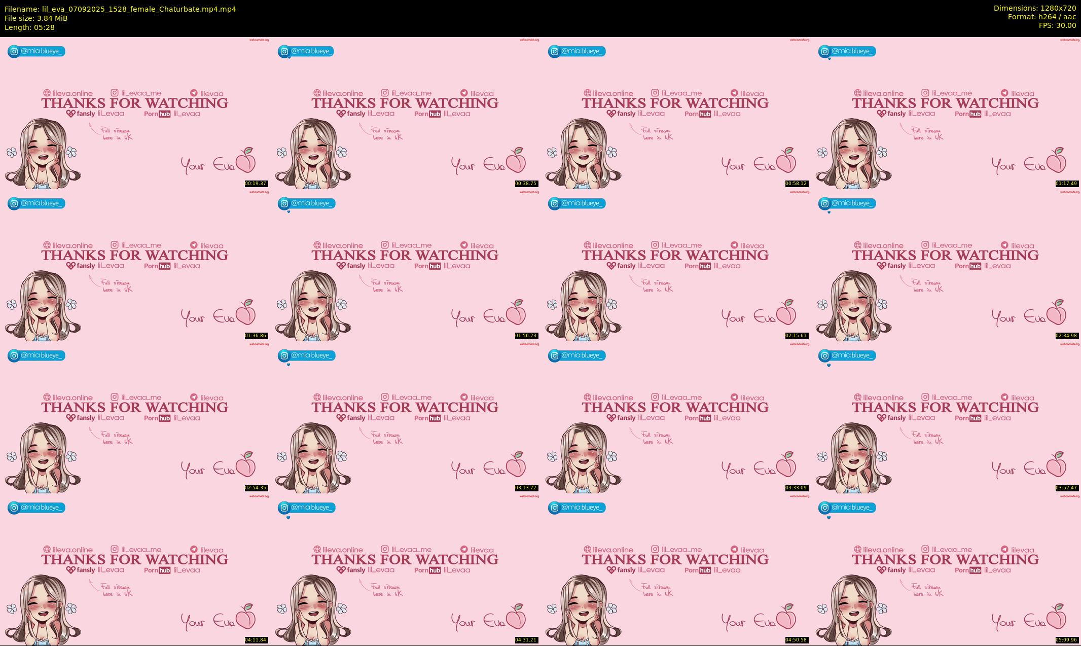 lil_eva — 6 minute Chaturbate female cam show recording, 720p, Sep 7, 2025