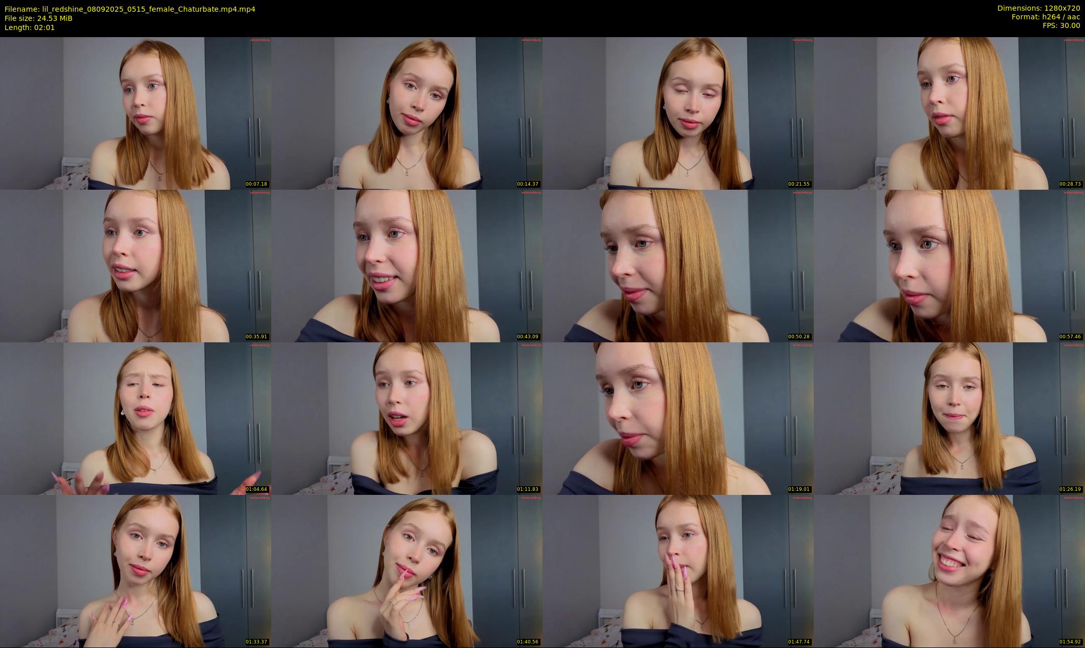 lil_redshine — 3 minute Chaturbate female cam show recording, 720p, Sep 8, 2025