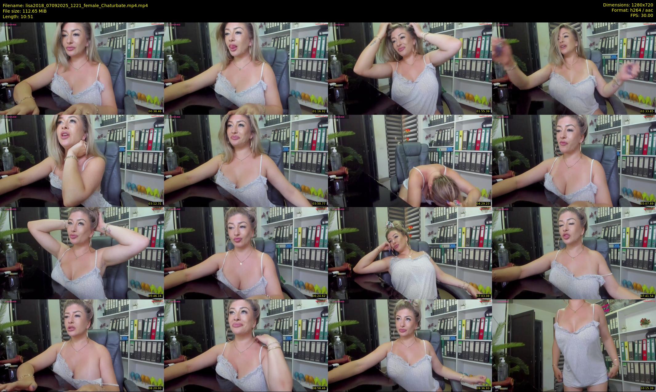 lisa2018 — 11 minute Chaturbate female cam show recording, 720p, Sep 7, 2025