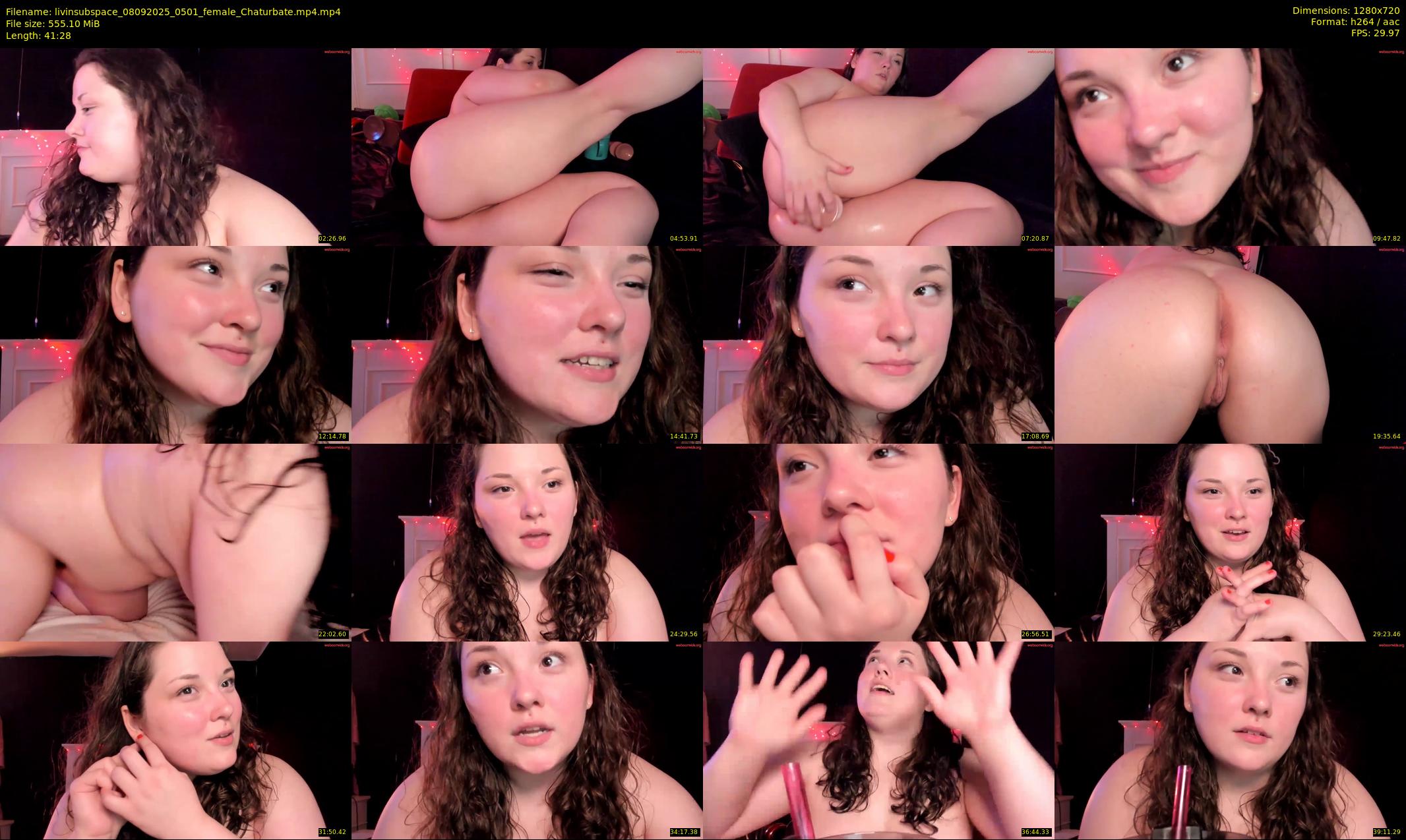livinsubspace — 42 minute Chaturbate female cam show recording, 720p, Sep 8, 2025
