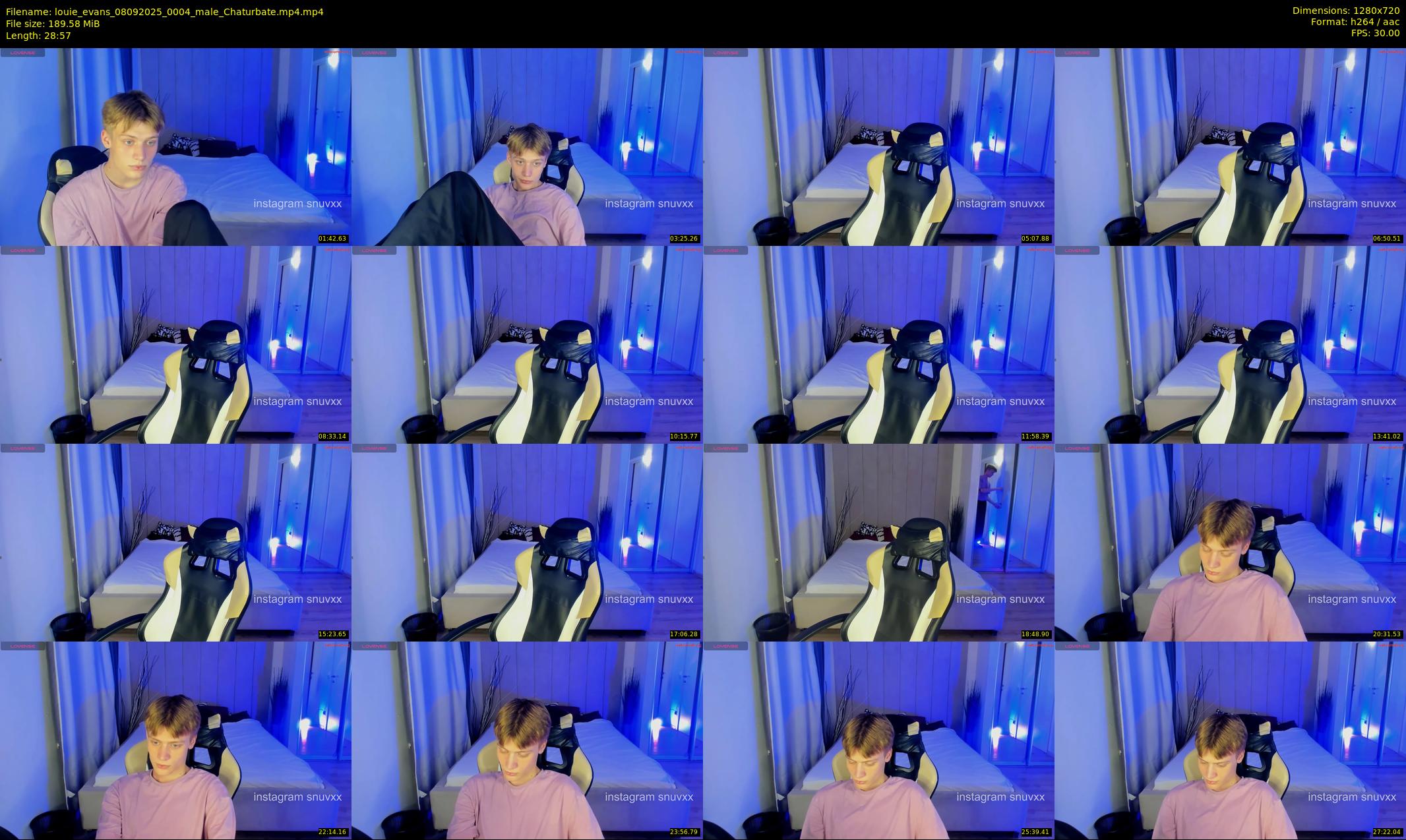 louie_evans — 29 minute Chaturbate male cam show recording, 720p, Sep 8, 2025