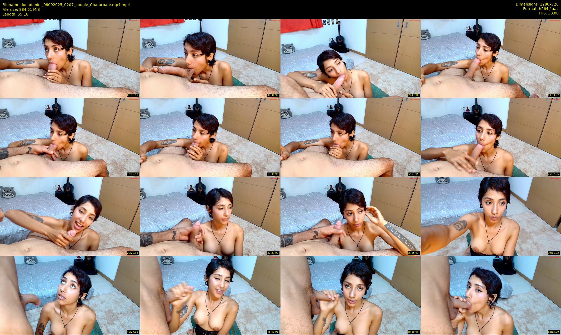 lunadaniel — 56 minute Chaturbate couple cam show recording, 720p, Sep 8, 2025