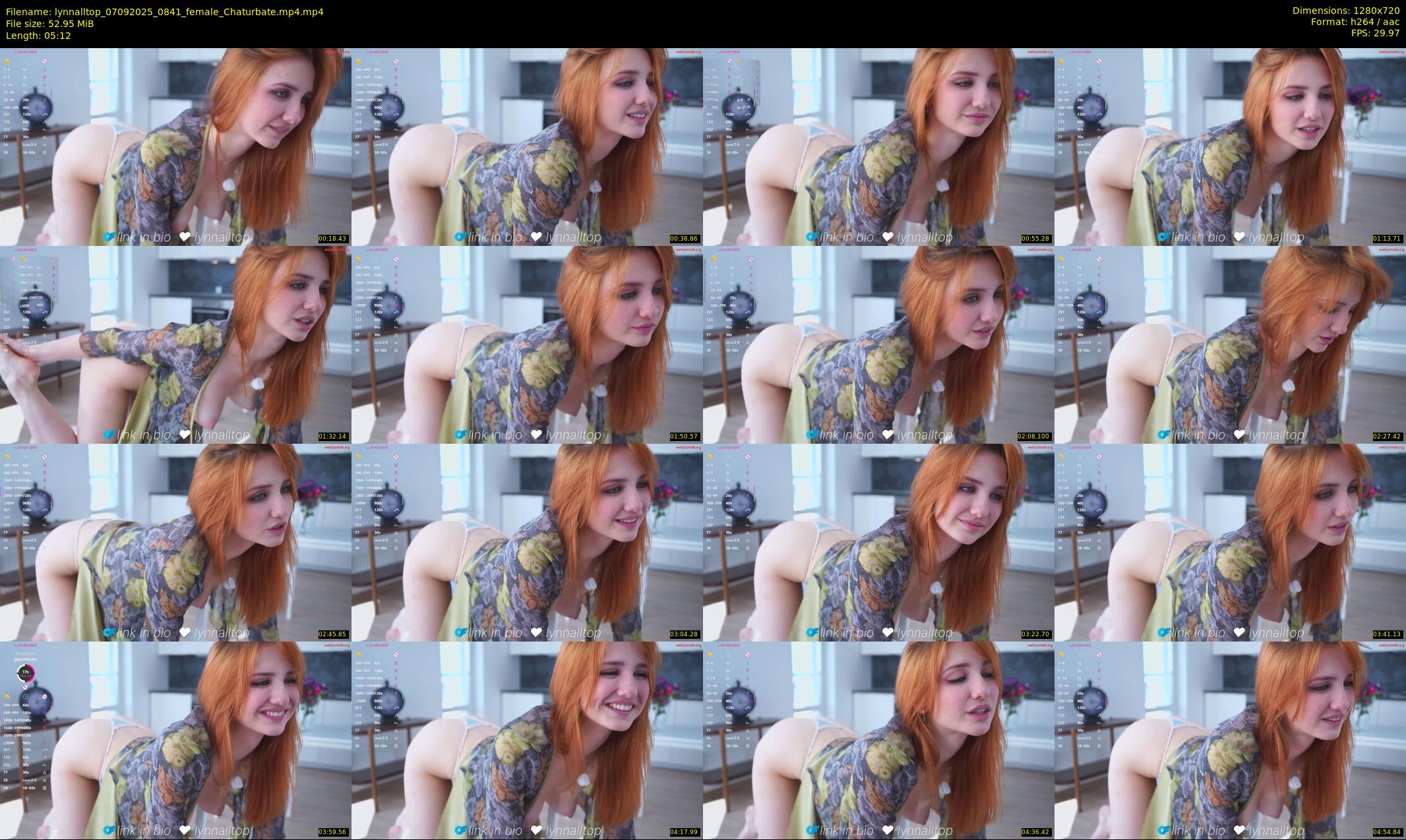 lynnalltop — 6 minute Chaturbate female cam show recording, 720p, Sep 7, 2025