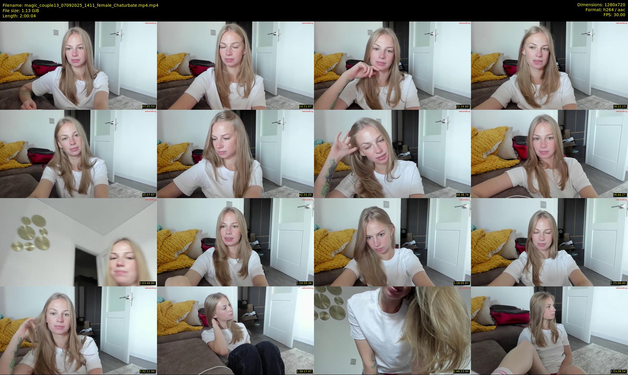 magic_couple13 — 121 minute Chaturbate couple cam show recording, 720p, Sep 7, 2025