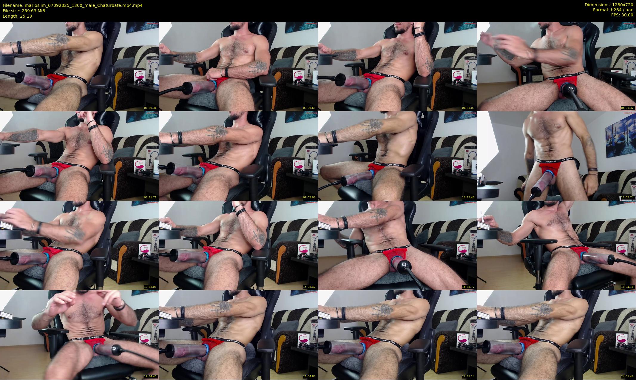 marioslim — 26 minute Chaturbate male cam show recording, 720p, Sep 7, 2025