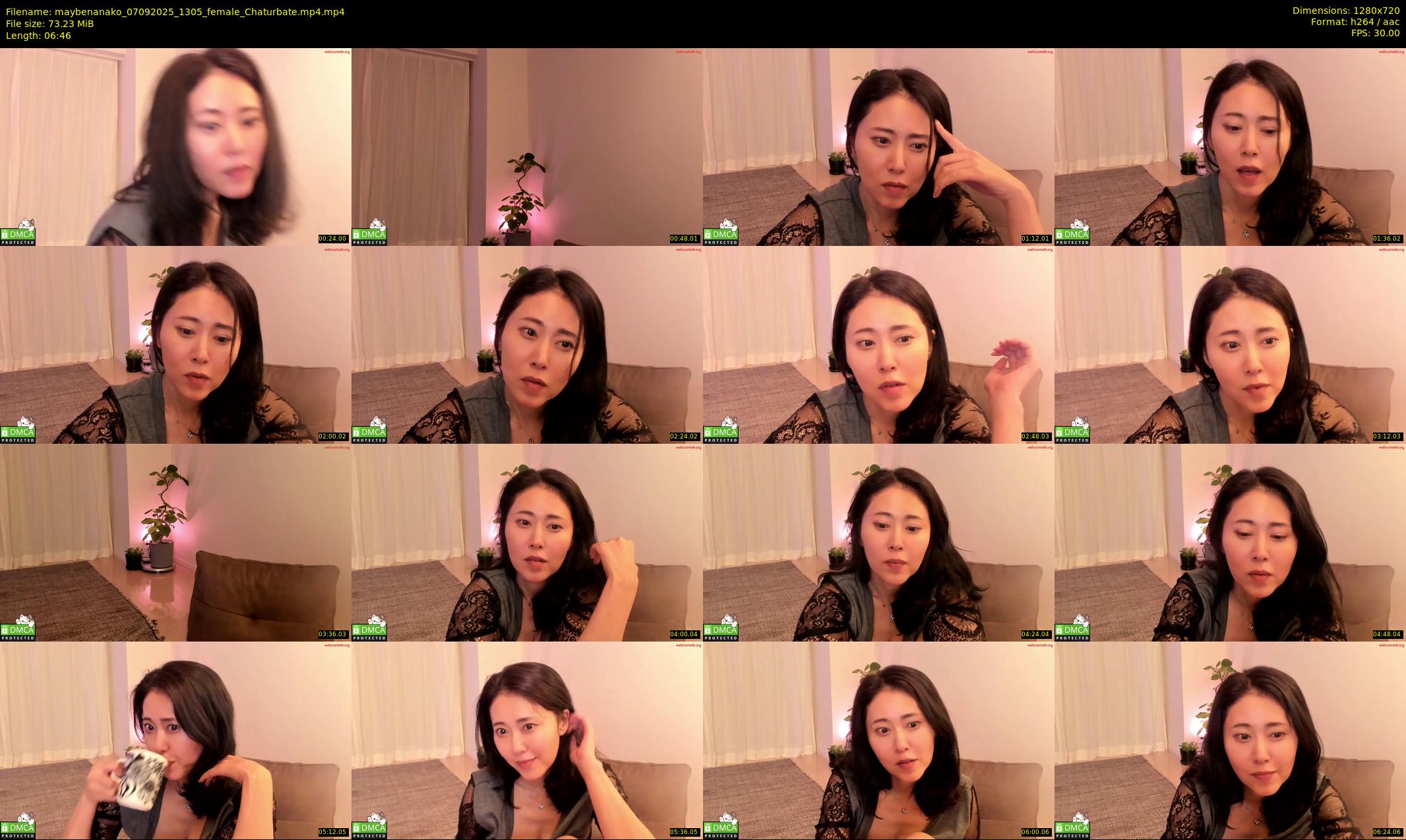 maybenanako — 7 minute Chaturbate female cam show recording, 720p, Sep 7, 2025