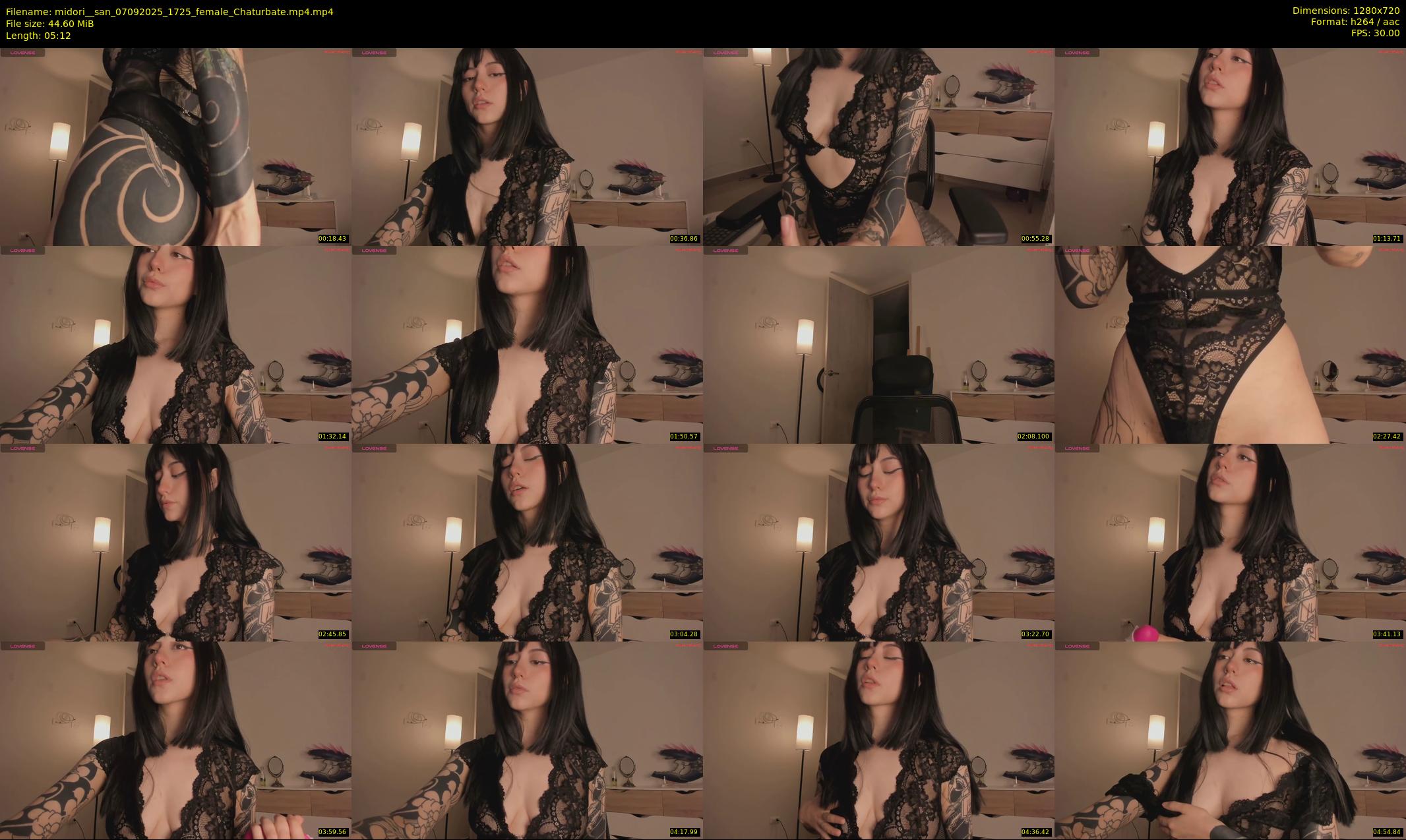 midori__san — 6 minute Chaturbate female cam show recording, 720p, Sep 7, 2025