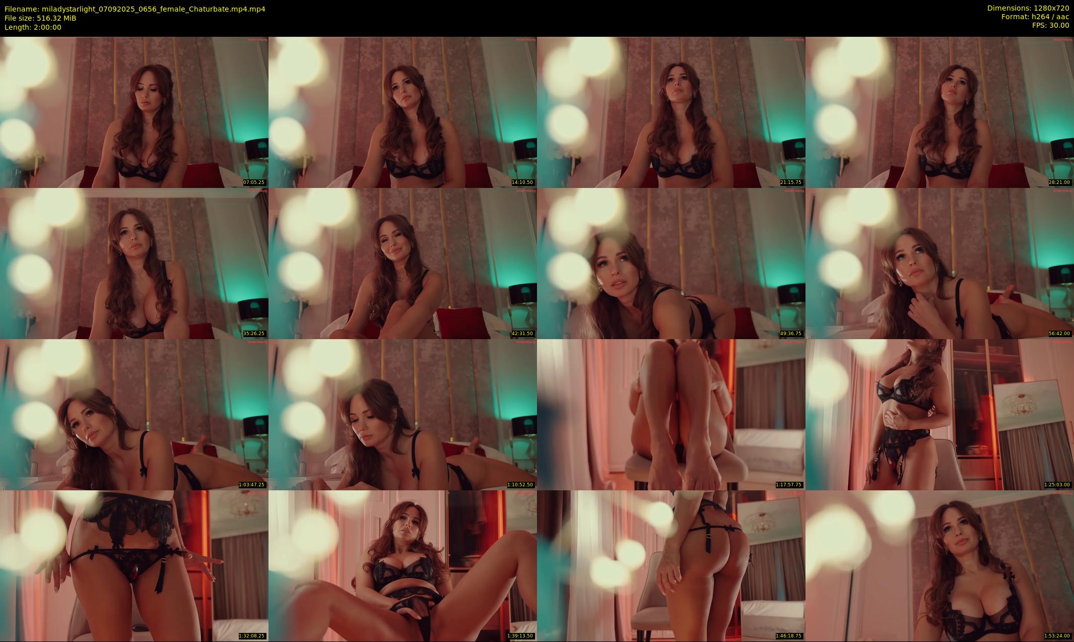 miladystarlight — 120 minute Chaturbate female cam show recording, 720p, Sep 7, 2025