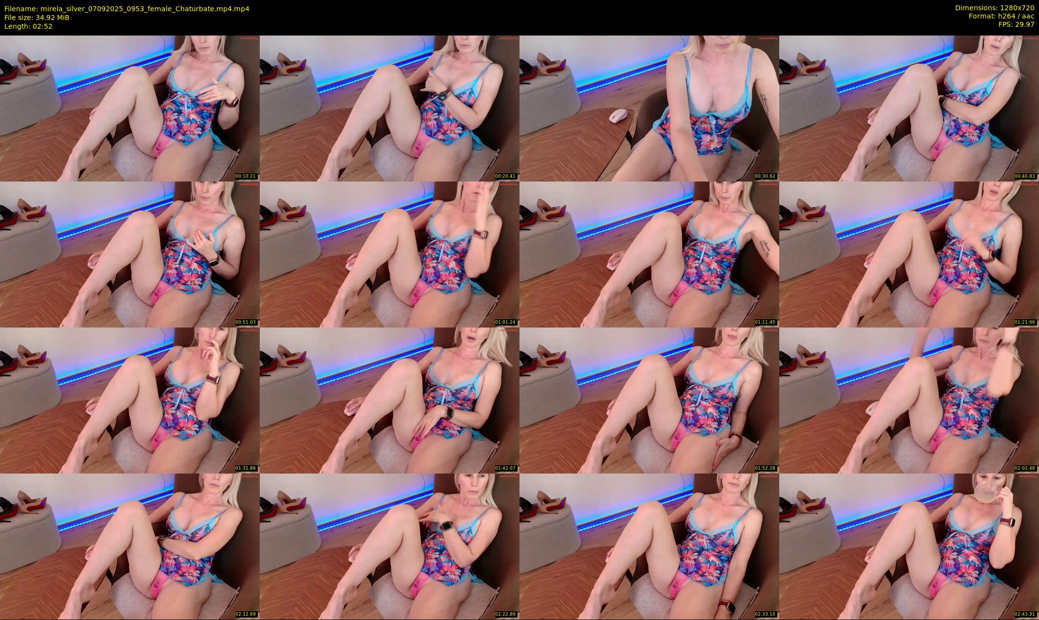 mirela_silver — 3 minute Chaturbate female cam show recording, 720p, Sep 7, 2025
