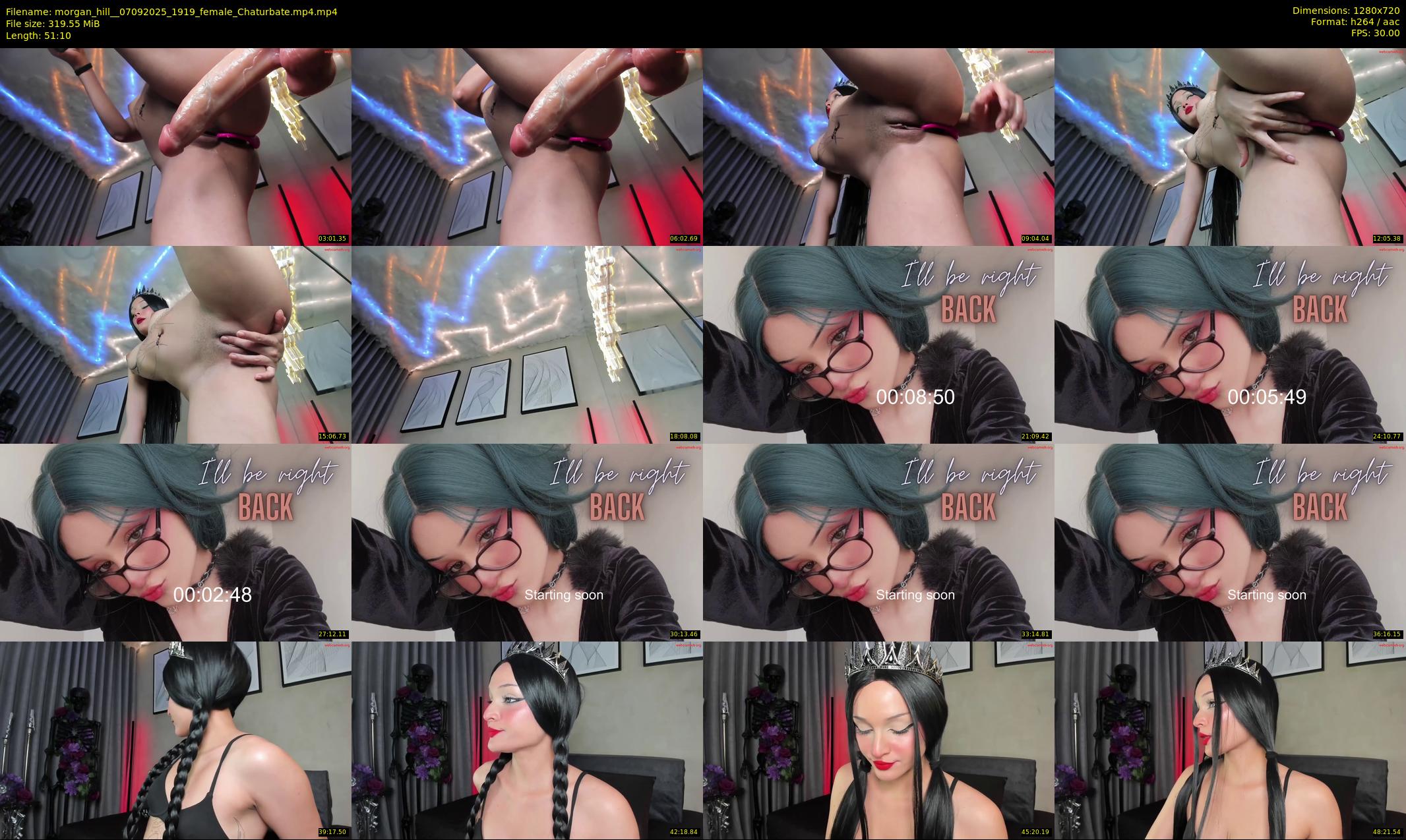 morgan_hill_ — 52 minute Chaturbate female cam show recording, 720p, Sep 7, 2025