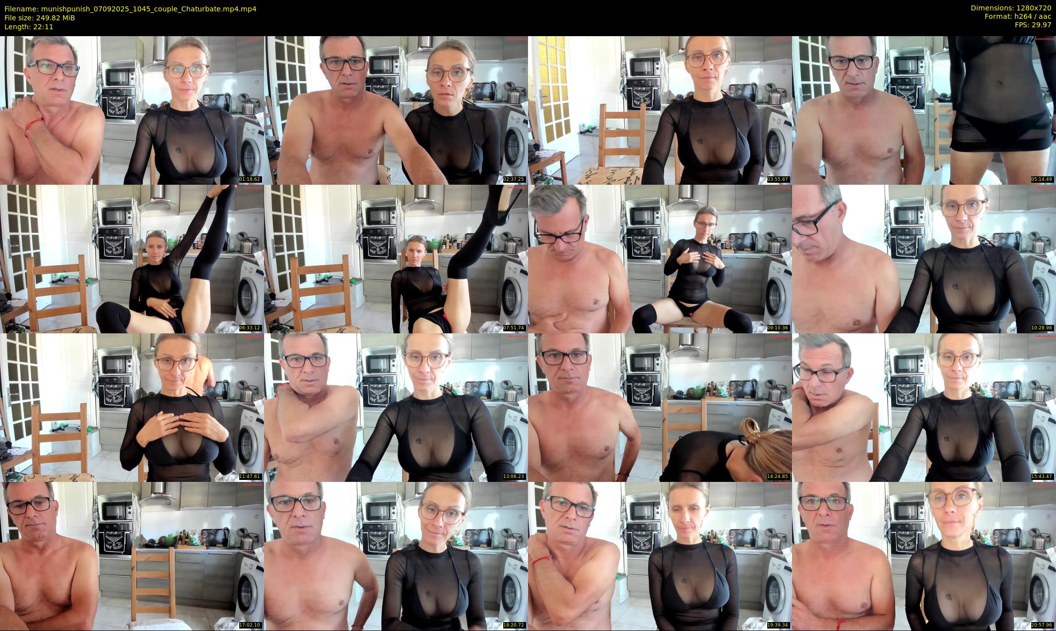 munishpunish — 23 minute Chaturbate couple cam show recording, 720p, Sep 7, 2025