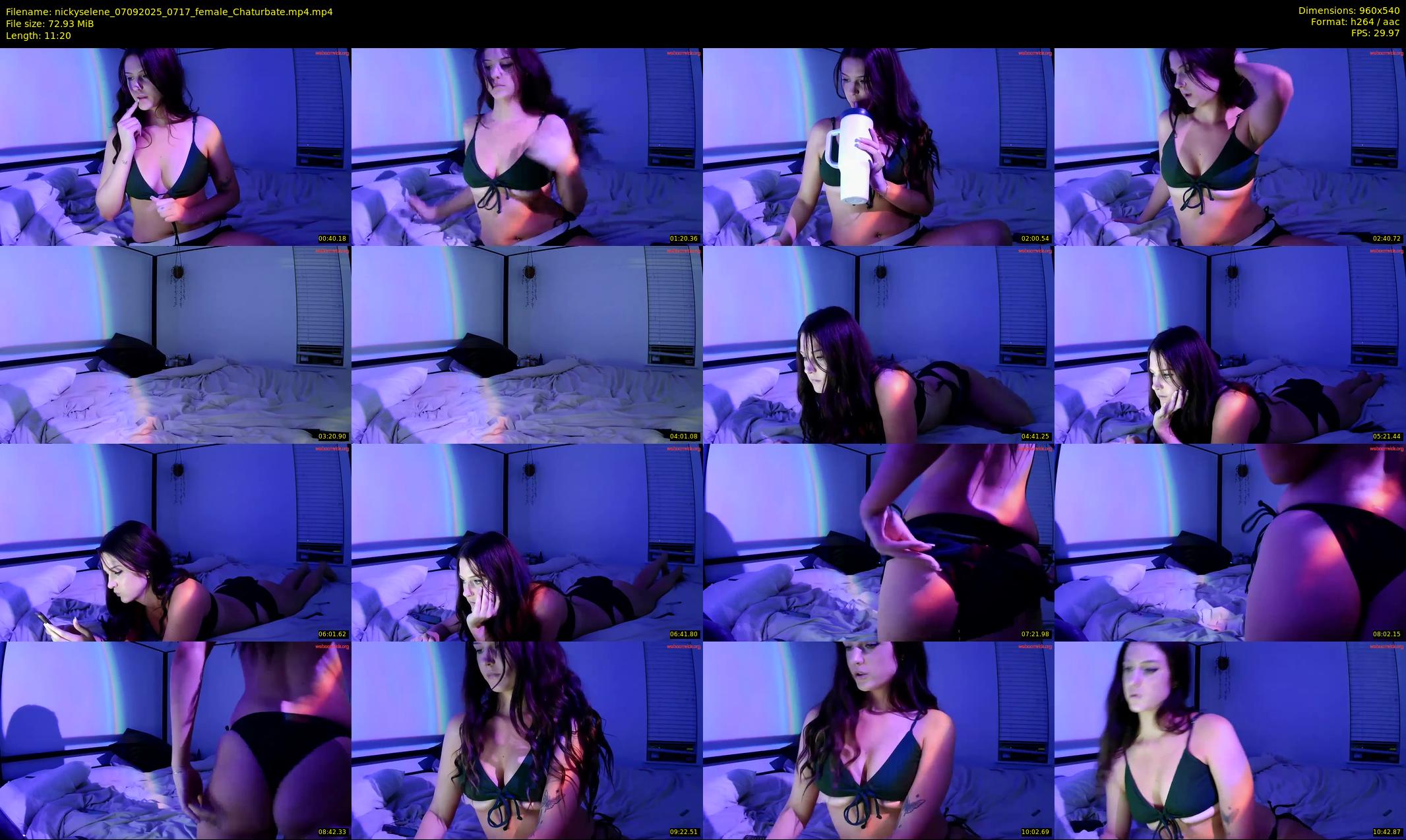 nickyselene — 12 minute Chaturbate female cam show recording, 480p, Sep 7, 2025
