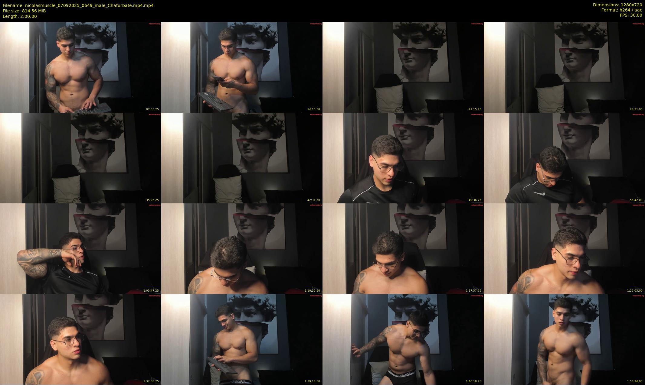 nicolasmuscle — 120 minute Chaturbate male cam show recording, 720p, Sep 7, 2025