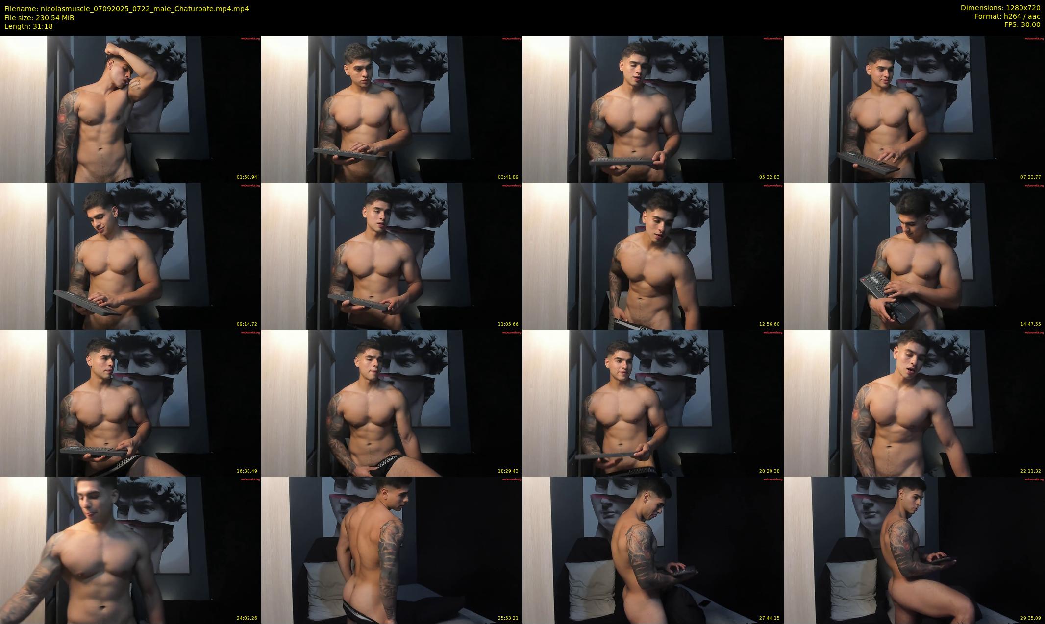 nicolasmuscle — 32 minute Chaturbate male cam show recording, 720p, Sep 7, 2025