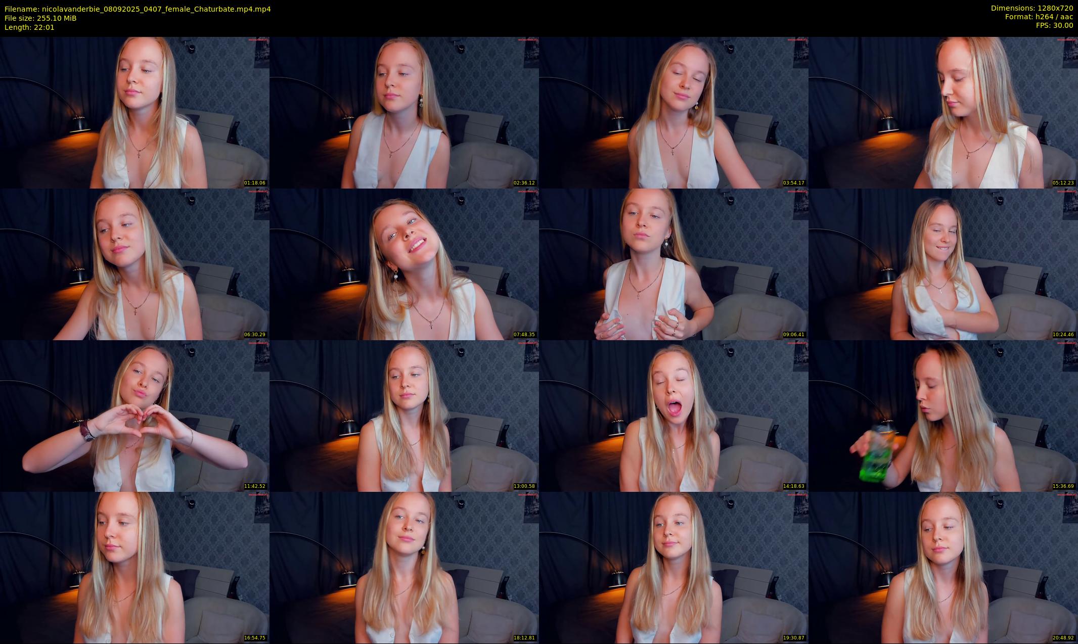 nicolavanderbie — 23 minute Chaturbate female cam show recording, 720p, Sep 8, 2025