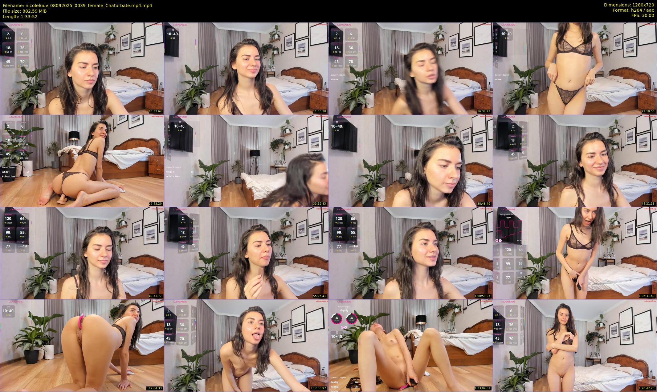 nicoleluuv — 94 minute Chaturbate female cam show recording, 720p, Sep 8, 2025