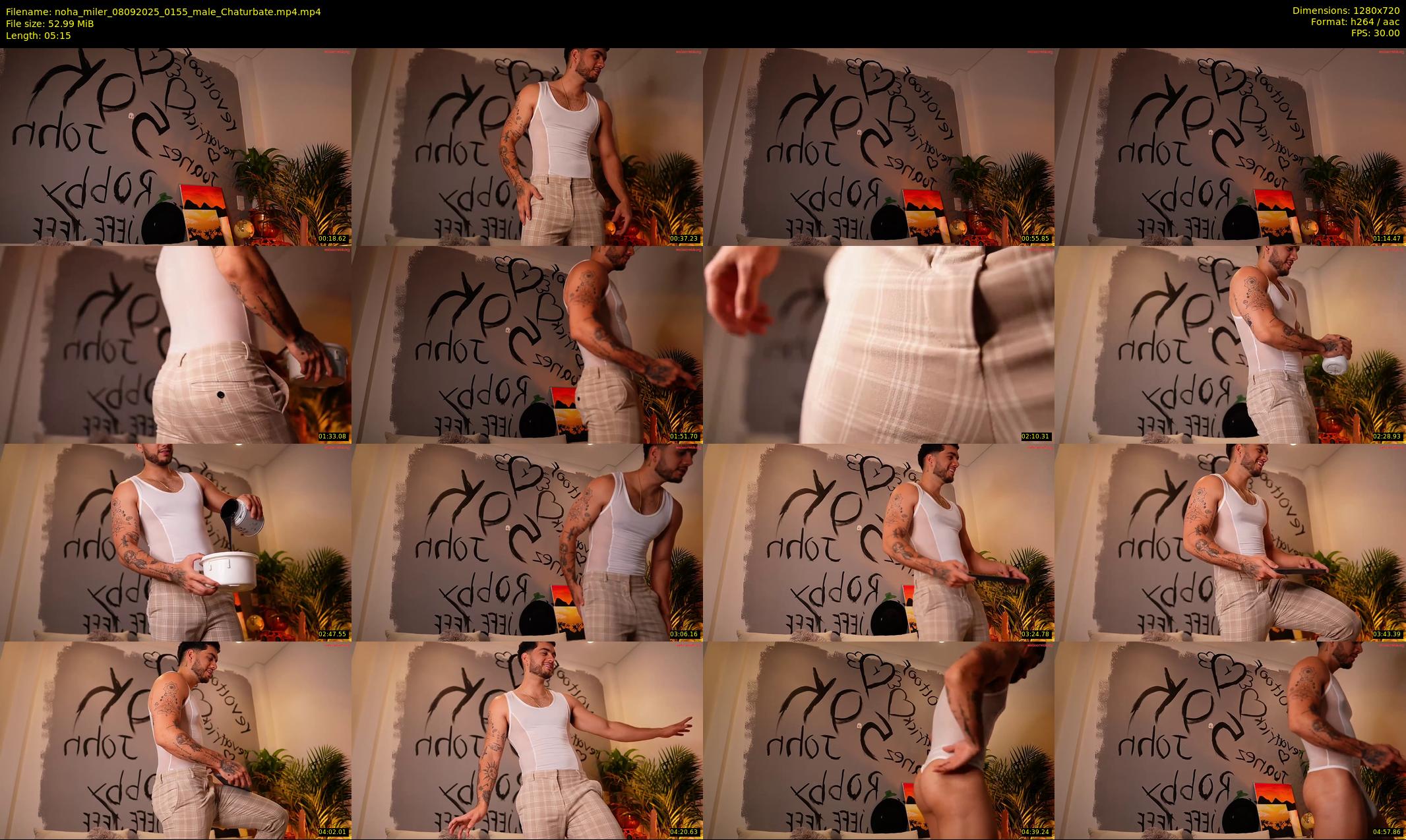 noha_miler — 6 minute Chaturbate male cam show recording, 720p, Sep 8, 2025