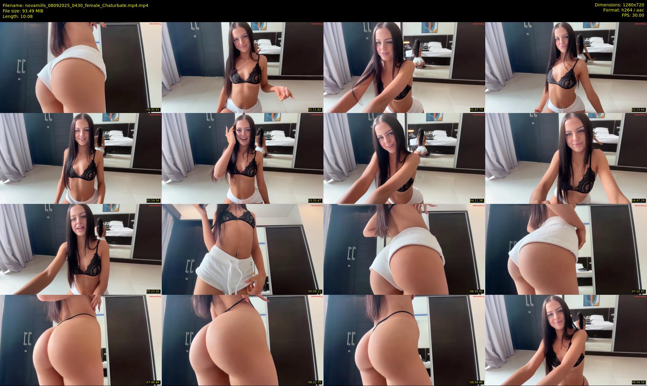novamills — 11 minute Chaturbate female cam show recording, 720p, Sep 8, 2025
