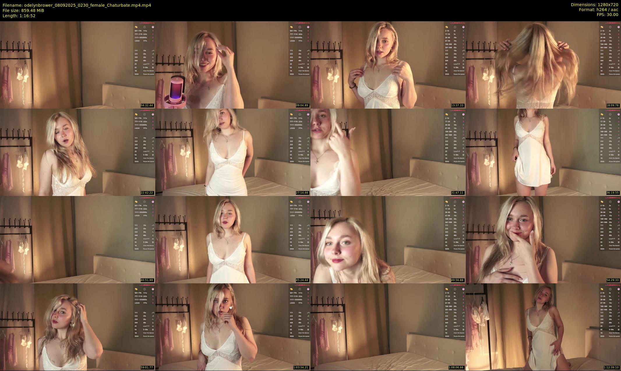 odelynbrower — 77 minute Chaturbate female cam show recording, 720p, Sep 8, 2025