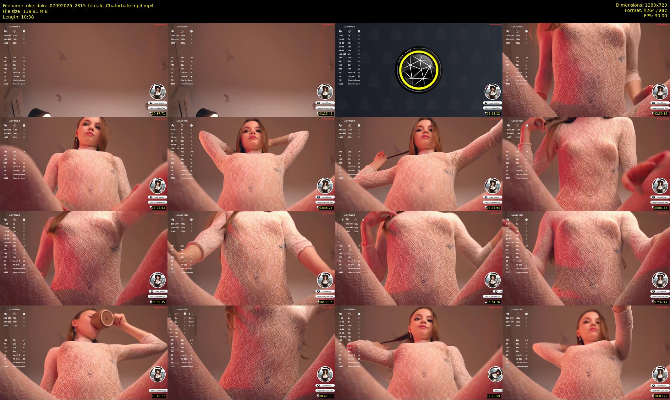 oke_doke — 11 minute Chaturbate female cam show recording, 720p, Sep 7, 2025