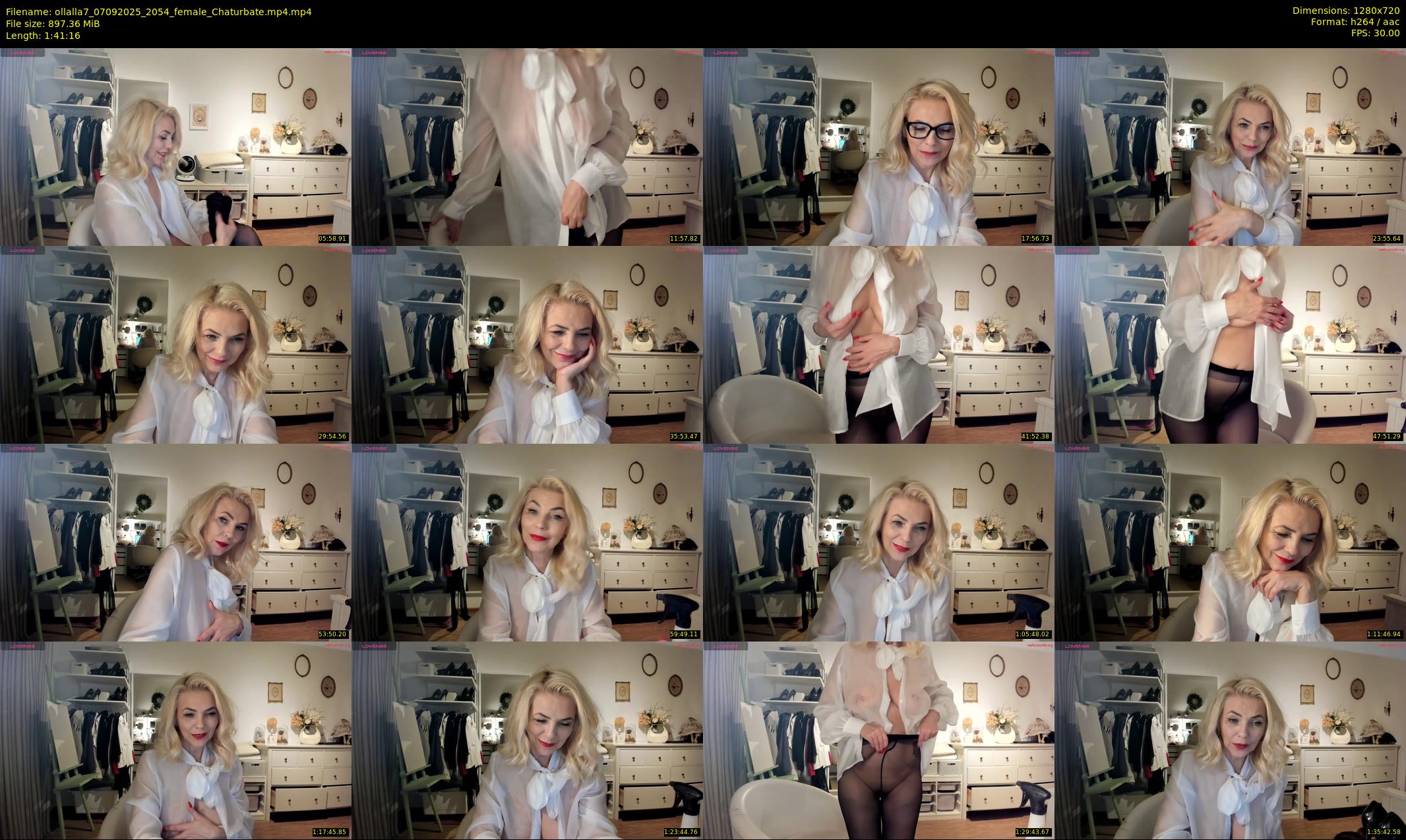 ollalla7 — 102 minute Chaturbate female cam show recording, 720p, Sep 7, 2025