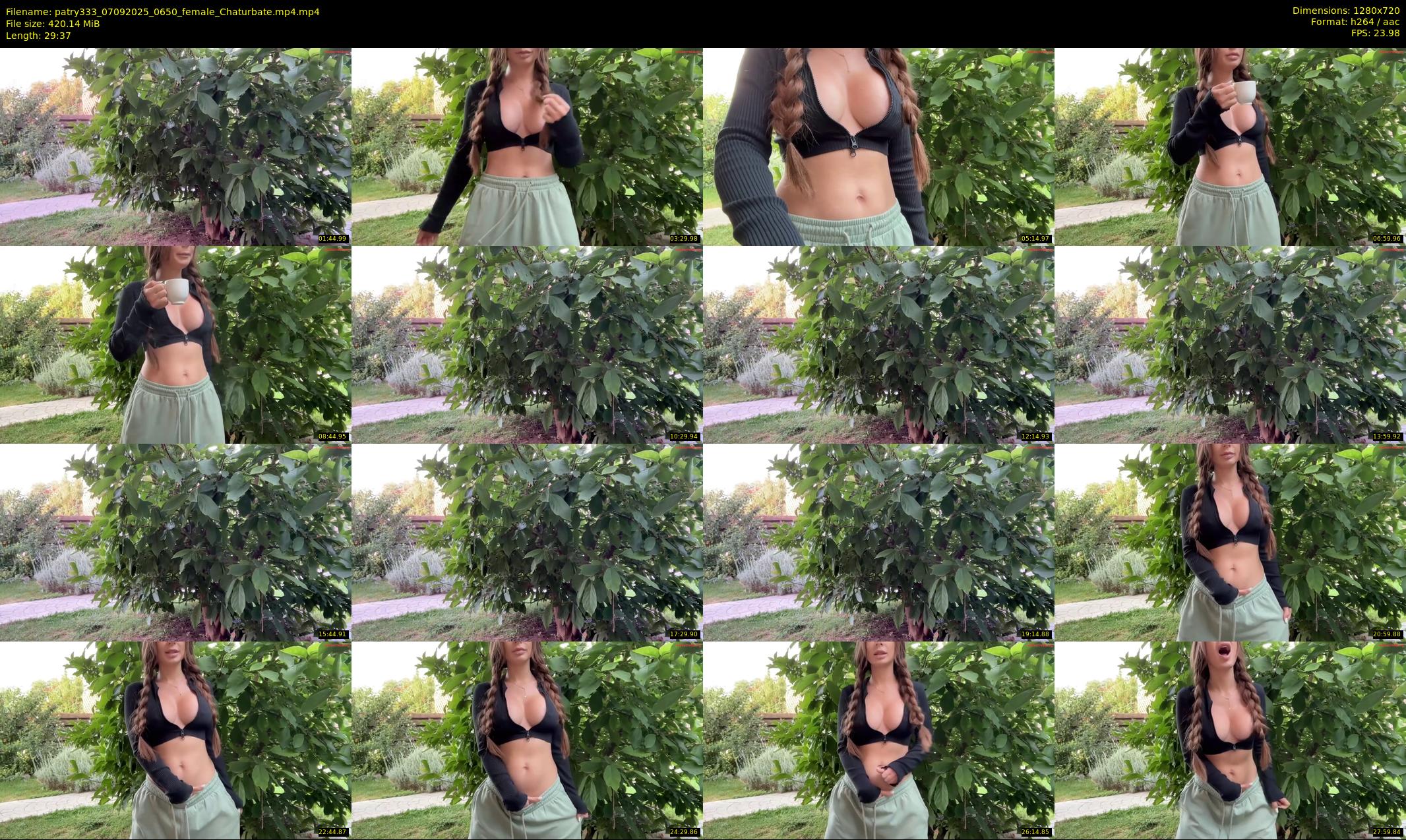 patry333 — 30 minute Chaturbate female cam show recording, 720p, Sep 7, 2025