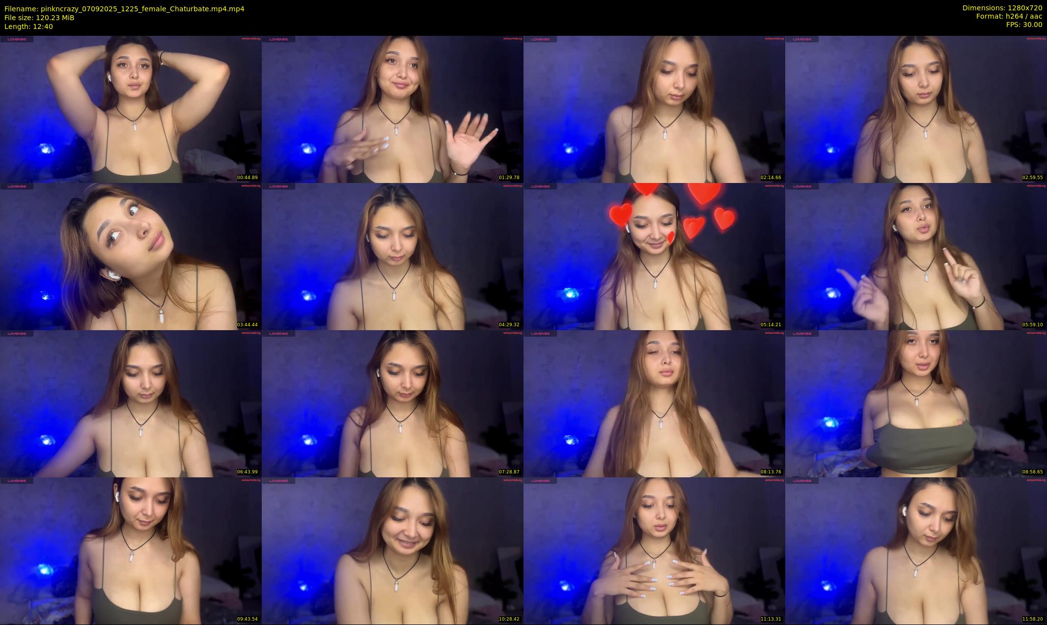 pinkncrazy — 13 minute Chaturbate female cam show recording, 720p, Sep 7, 2025