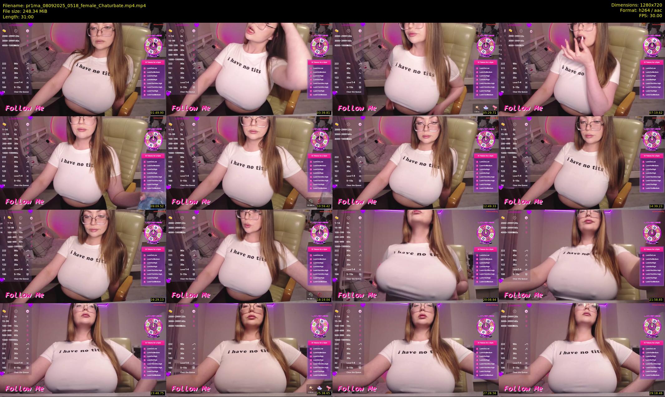 pr1ma — 31 minute Chaturbate female cam show recording, 720p, Sep 8, 2025