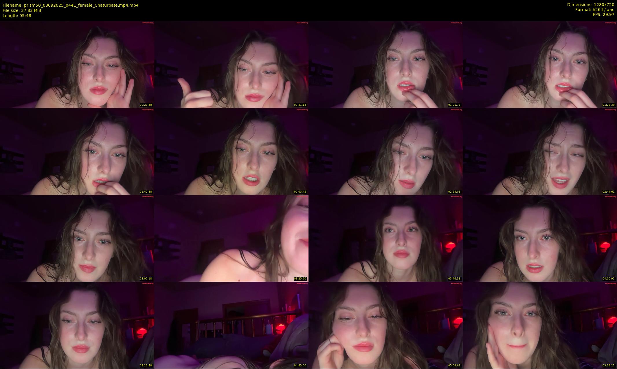 prism50 — 6 minute Chaturbate female cam show recording, 720p, Sep 8, 2025