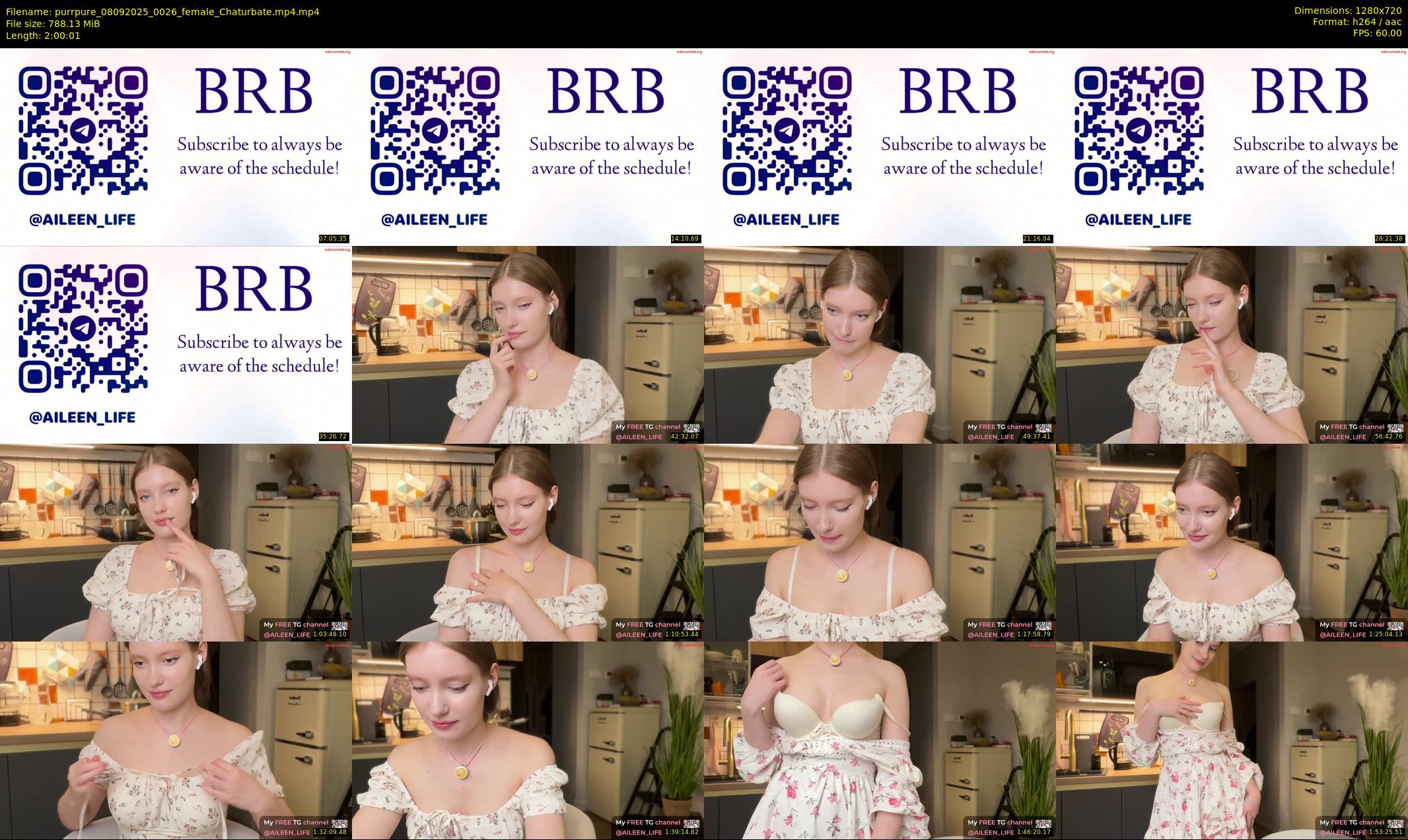 purrpure — 121 minute Chaturbate female cam show recording, 720p, Sep 8, 2025