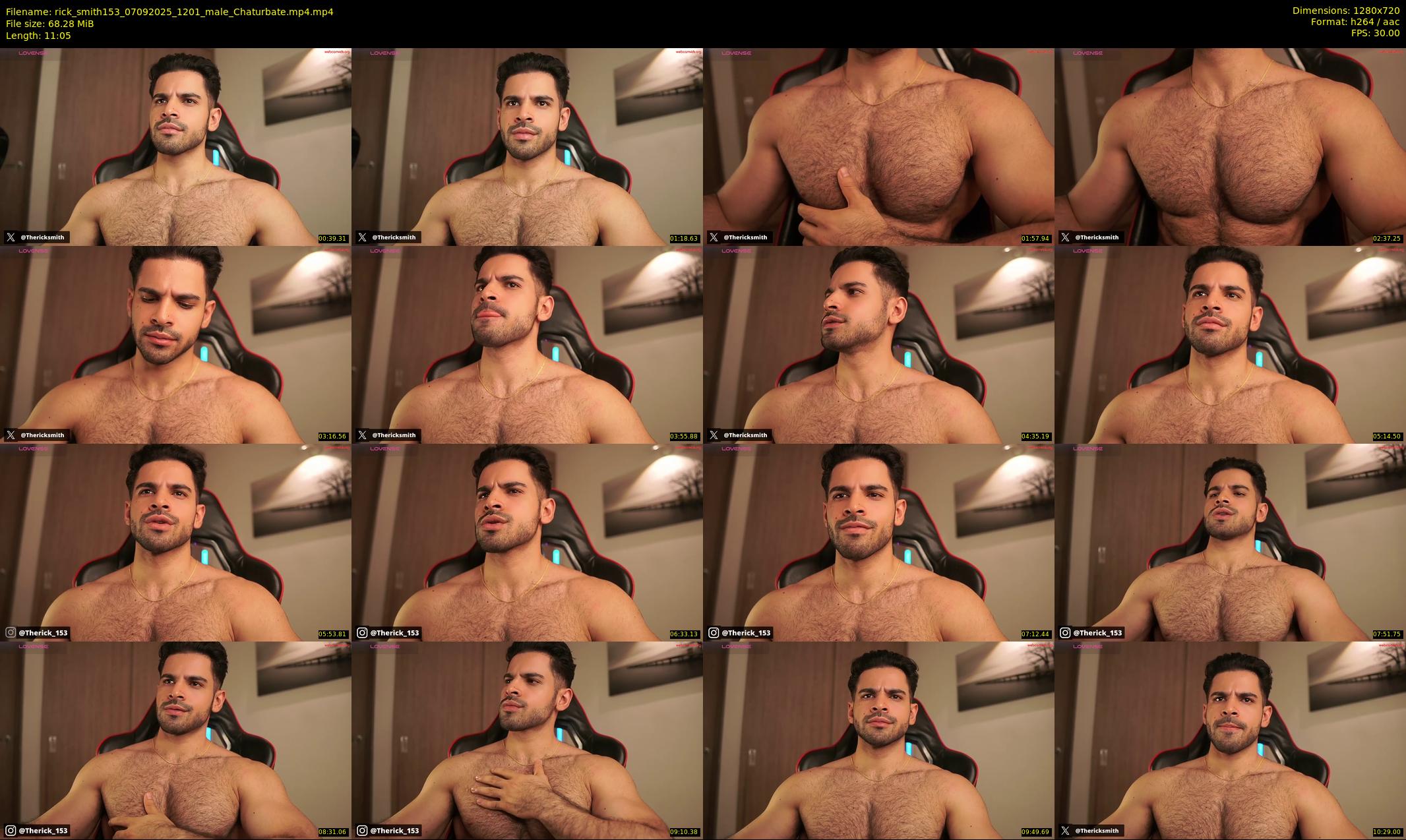 rick_smith153 — 12 minute Chaturbate male cam show recording, 720p, Sep 7, 2025