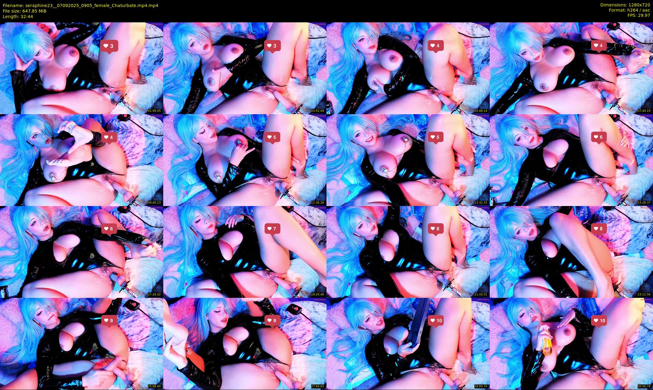 seraphine23_ — 33 minute Chaturbate female cam show recording, 720p, Sep 7, 2025
